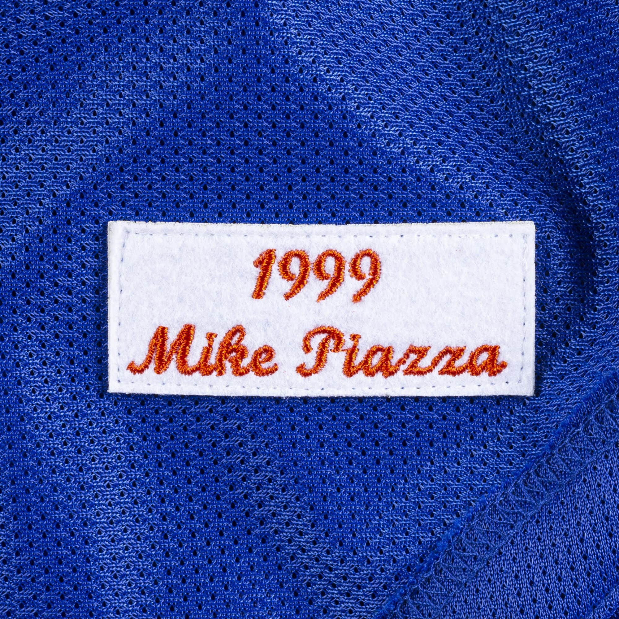 Authentic Mesh BP Jersey New York Mets 1999 Mike Piazza - vstockx