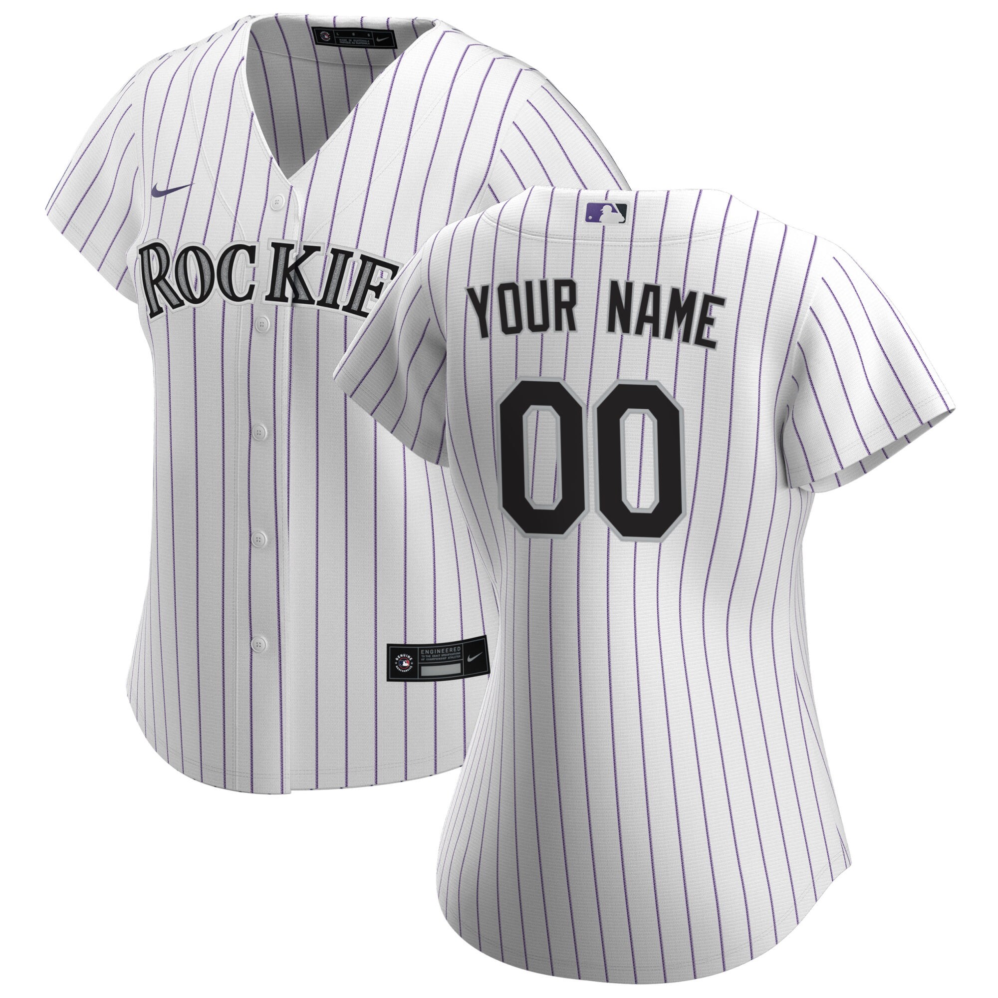 Colorado Rockies Nike Women's Home Replica Custom Jersey - White - vstockx