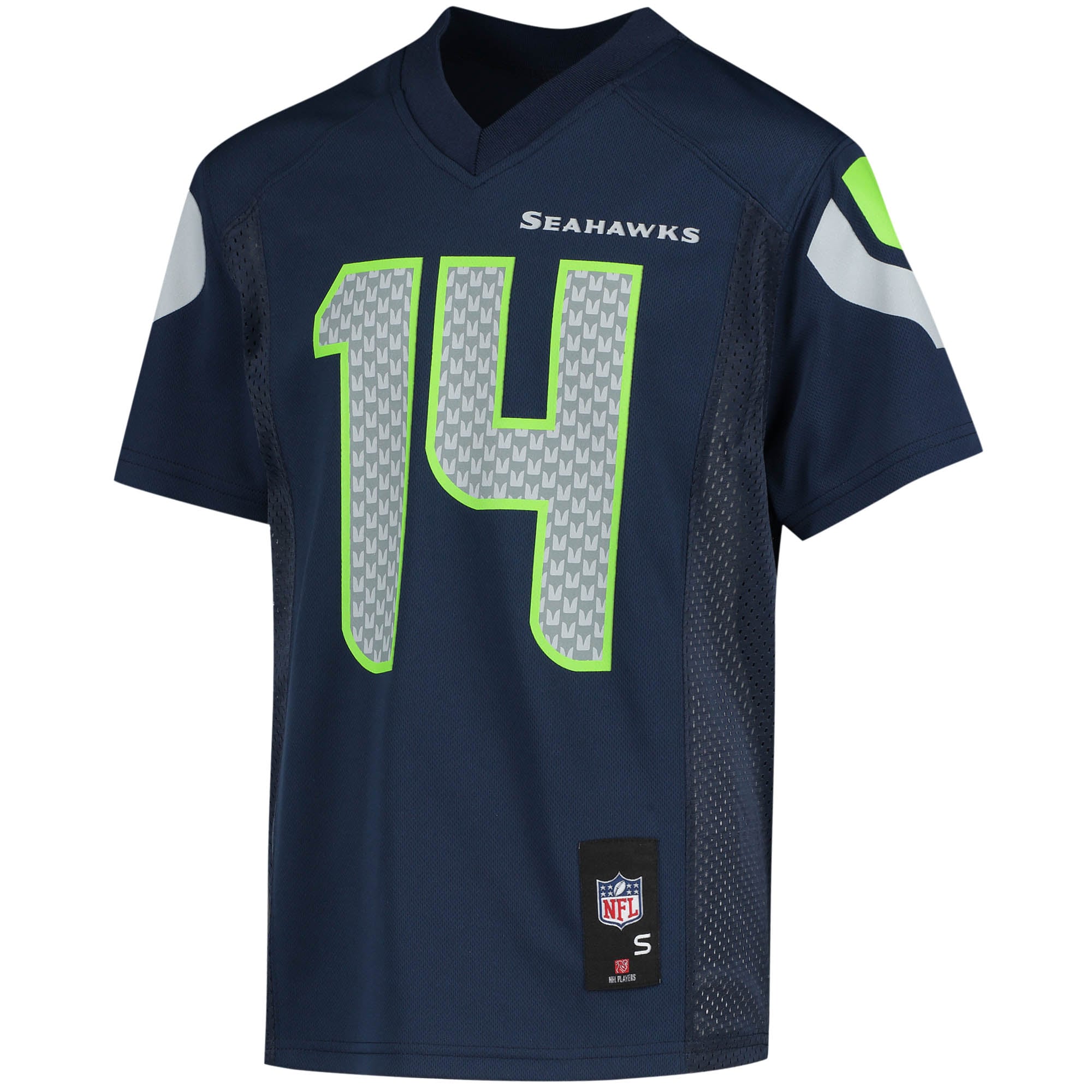 DK Metcalf Seattle Seahawks Youth Replica Player Jersey - Navy - vstockx