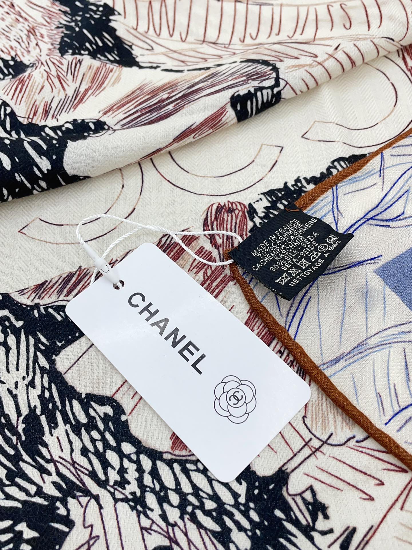 Streetwear Scarf CHANEL 328797 SIZE:140*140cm - vstockx