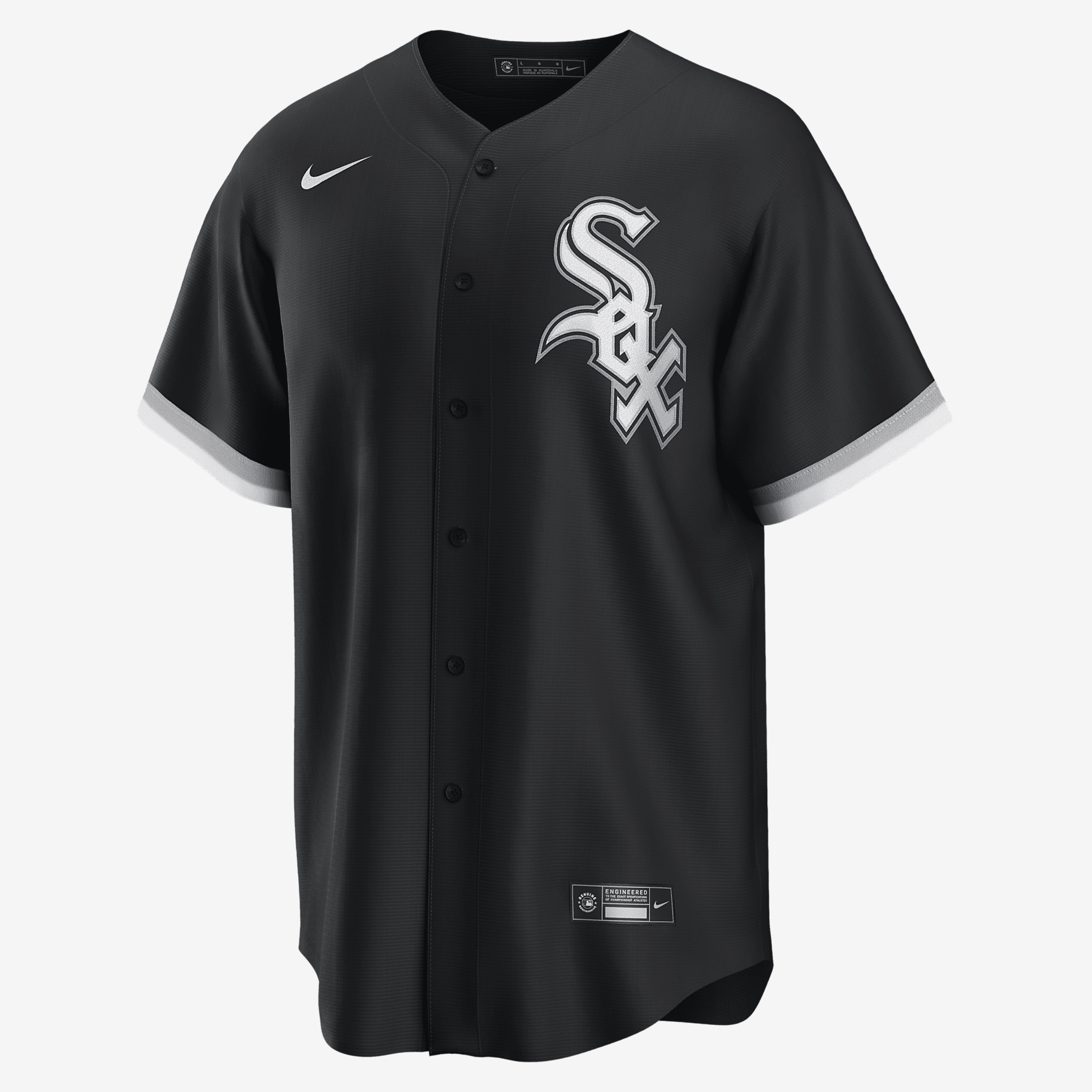 MLB Chicago White Sox (Tim Anderson) Men's Replica Baseball Jersey - Black/White - vstockx