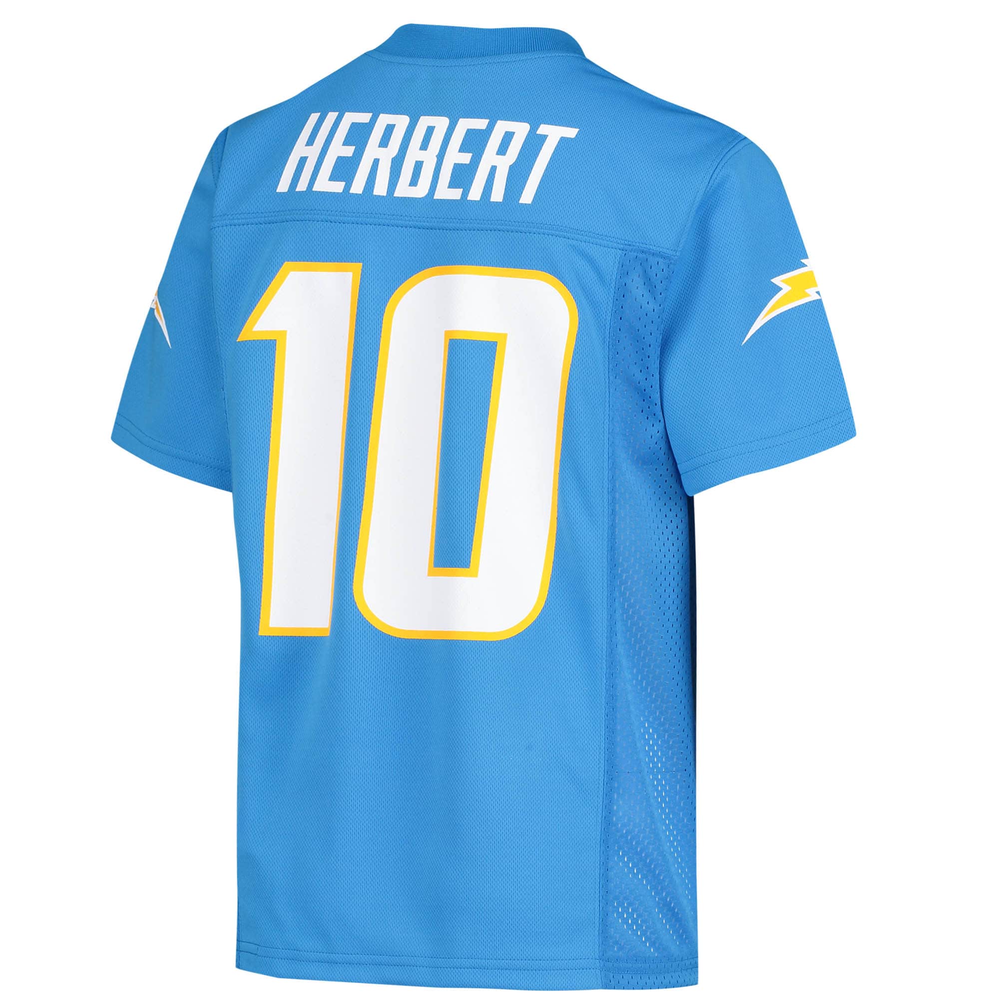 Justin Herbert Los Angeles Chargers Youth Replica Player Jersey - Powder Blue - vstockx