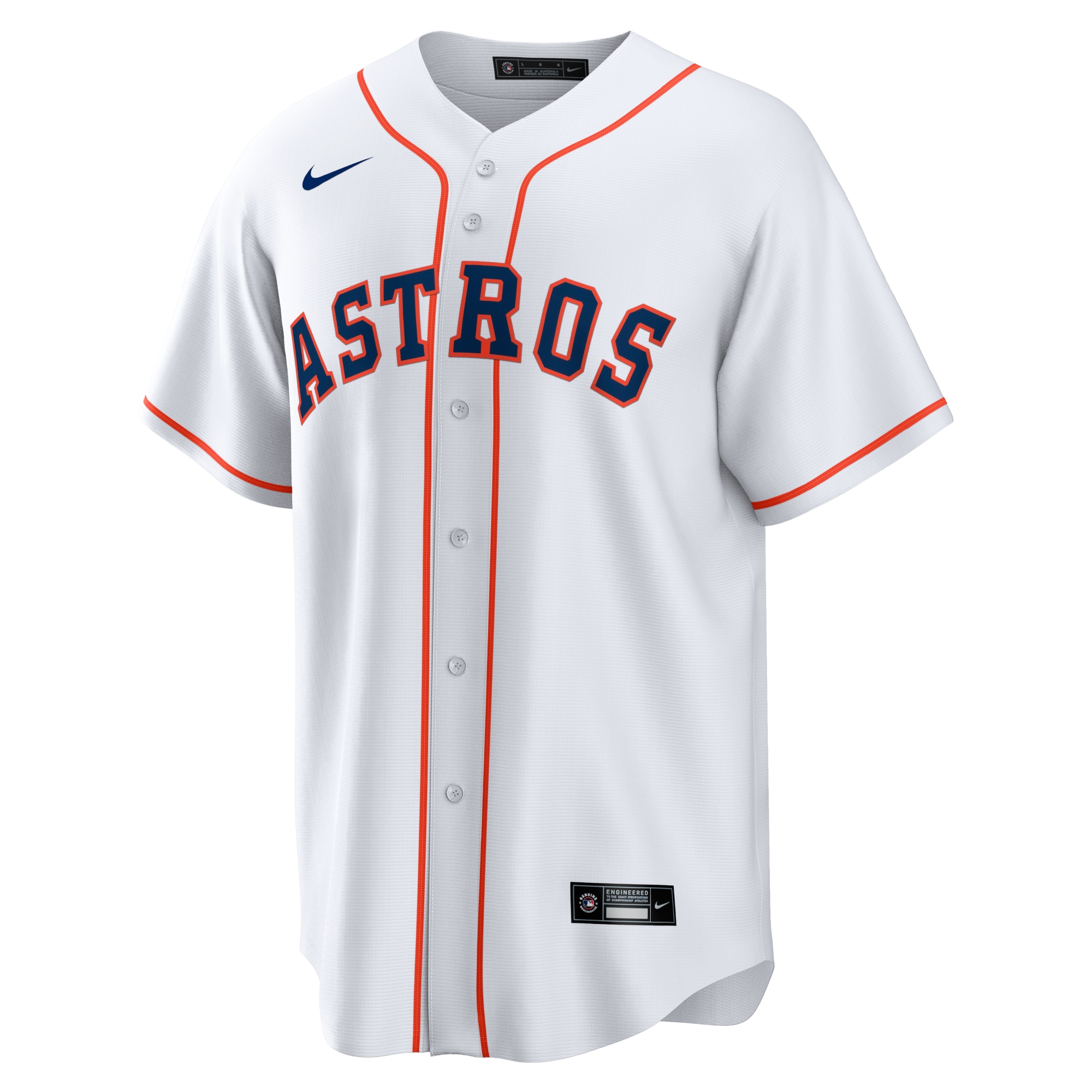 Jose Altuve Houston Astros Nike Home Replica Player Name Jersey - White - vstockx