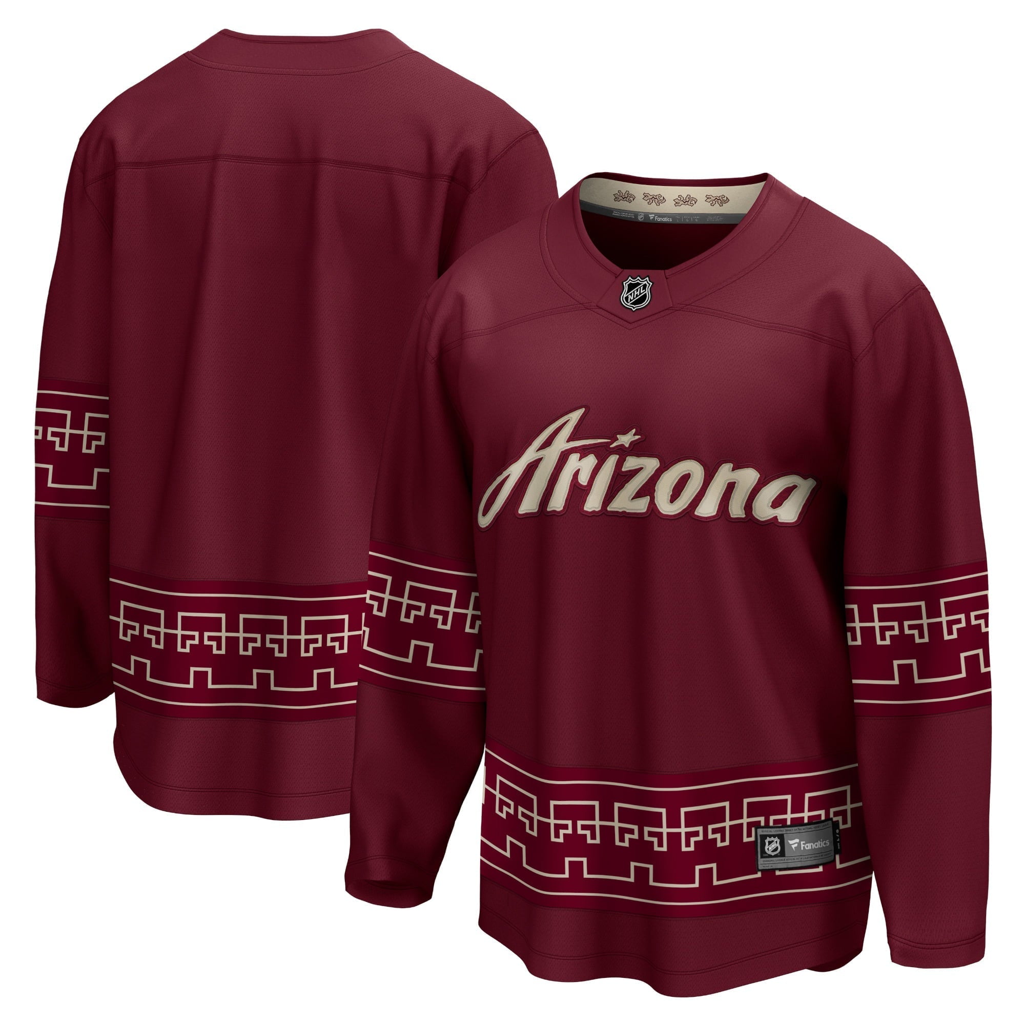 Men's Fanatics Branded Garnet Arizona Coyotes Alternate 2022/23 Premier Breakaway Jersey - vstockx