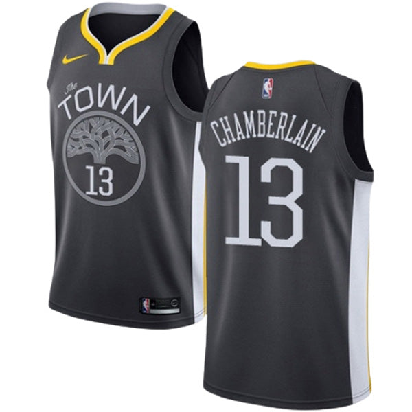 Men's Golden State Warriors Wilt Chamberlain Statement Edition Jersey - Black - vstockx