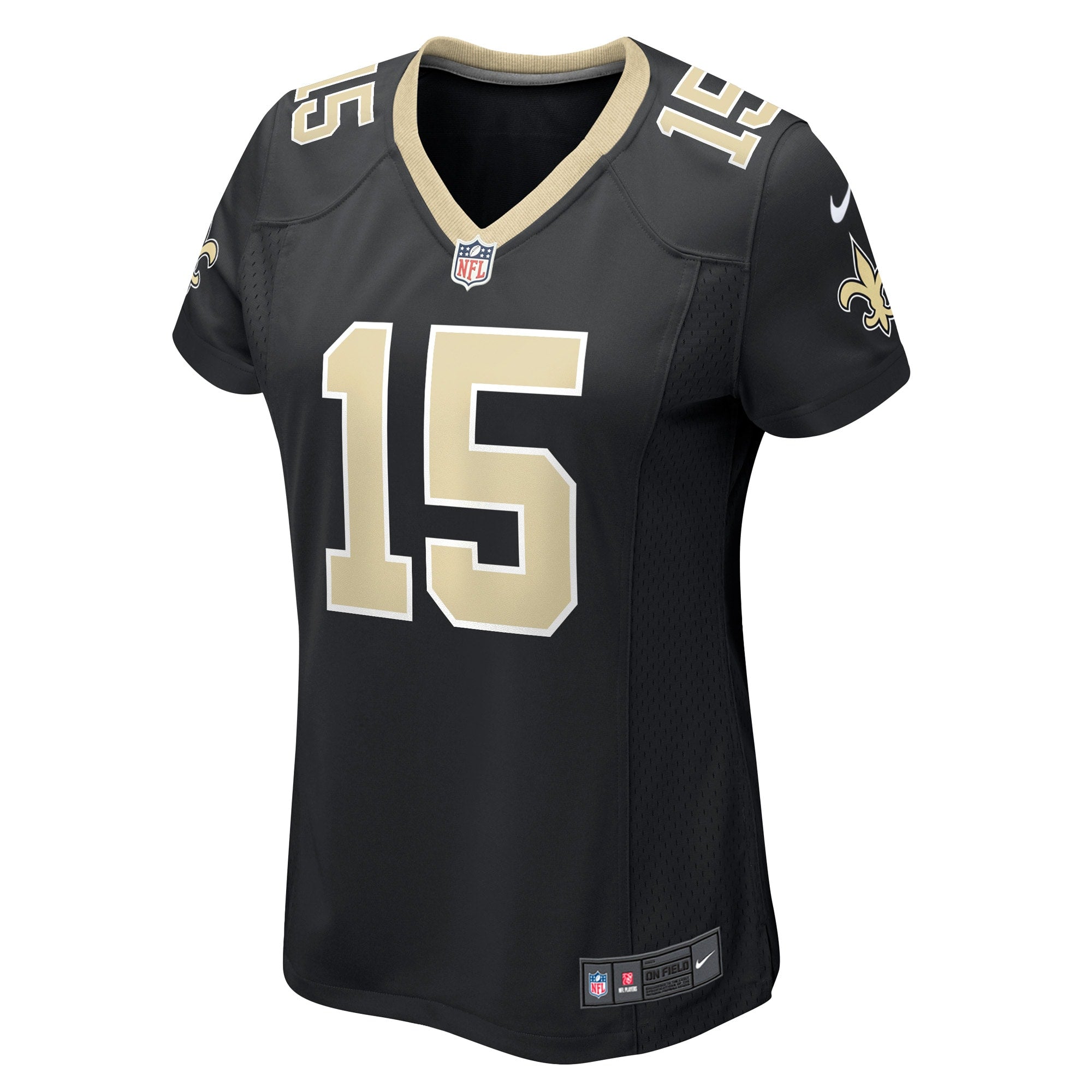 Women's Nike Kawaan Baker Black New Orleans Saints Game Player Jersey - vstockx