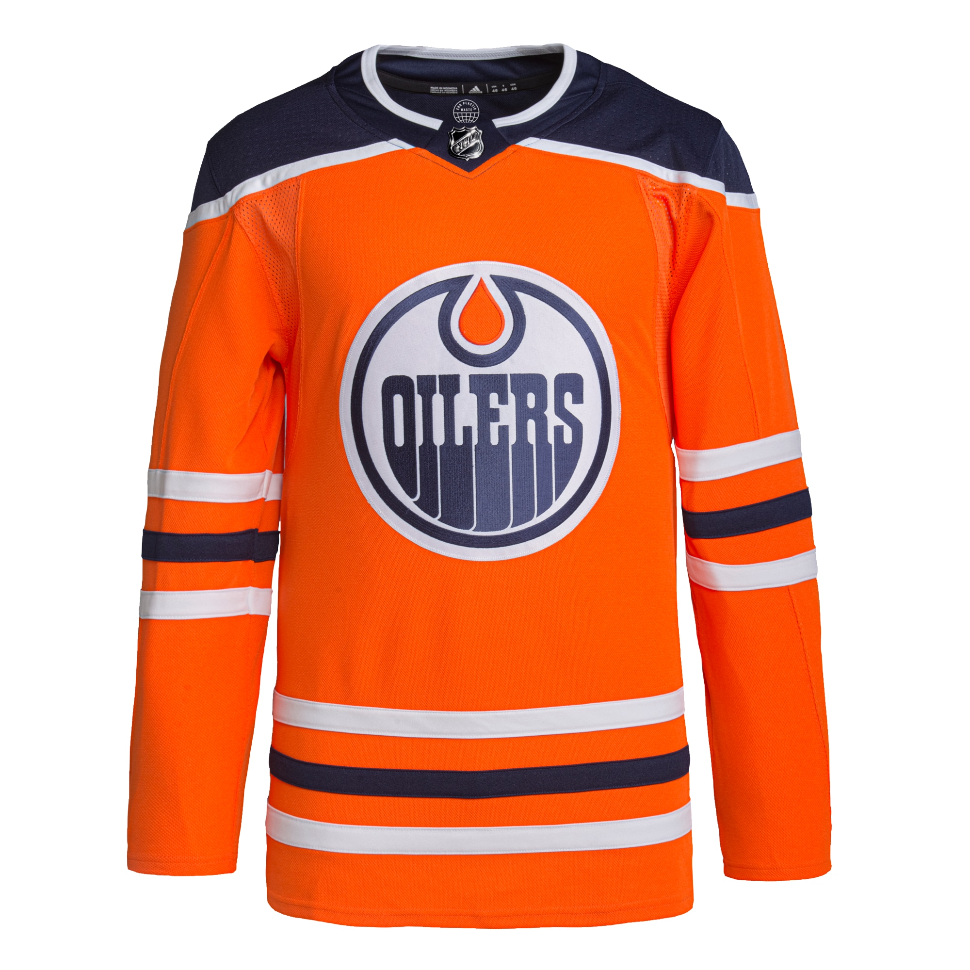 Edmonton Oilers adidas Home Authentic Pro Jersey - Orange - vstockx