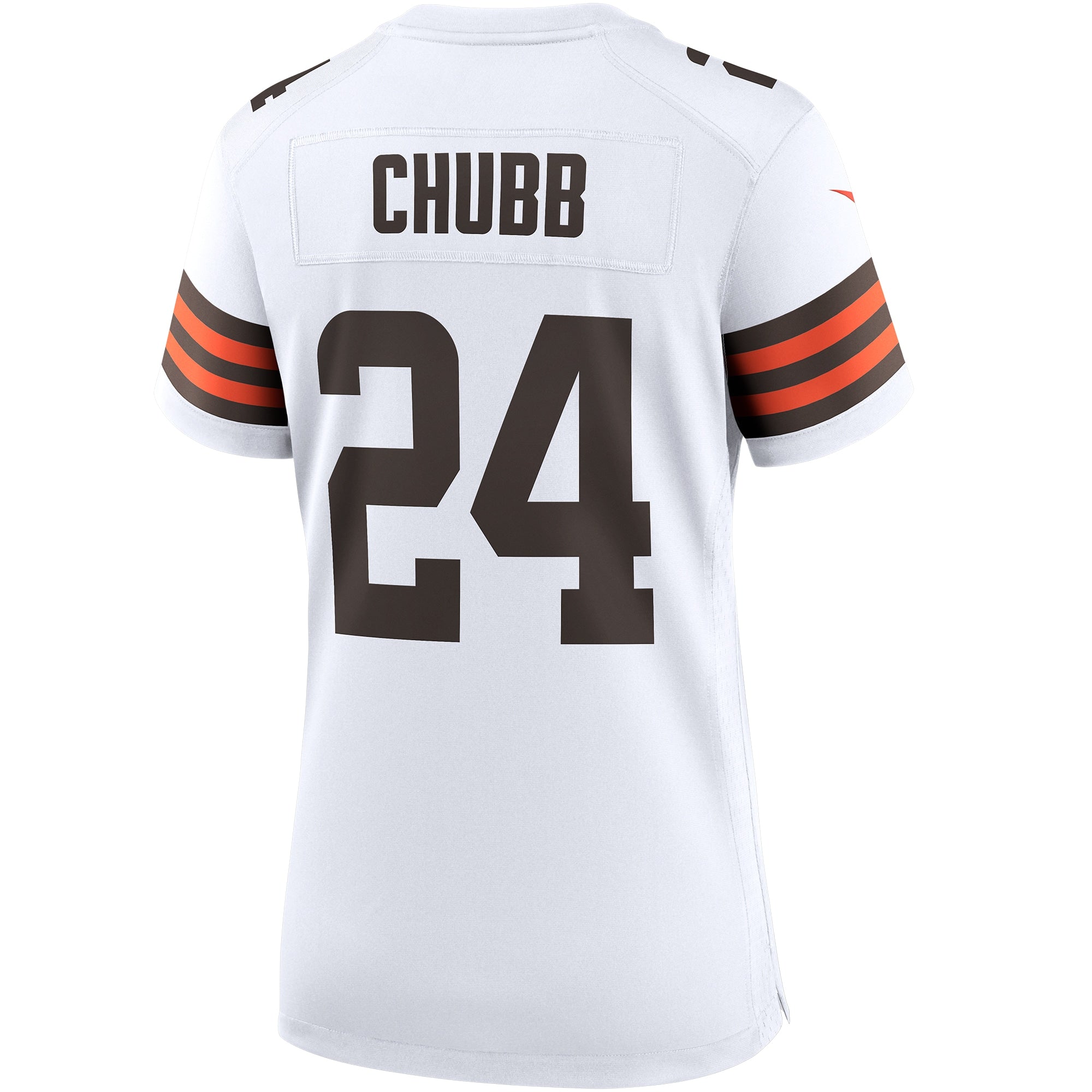 Women's Nike Nick Chubb White Cleveland Browns Game Jersey - vstockx