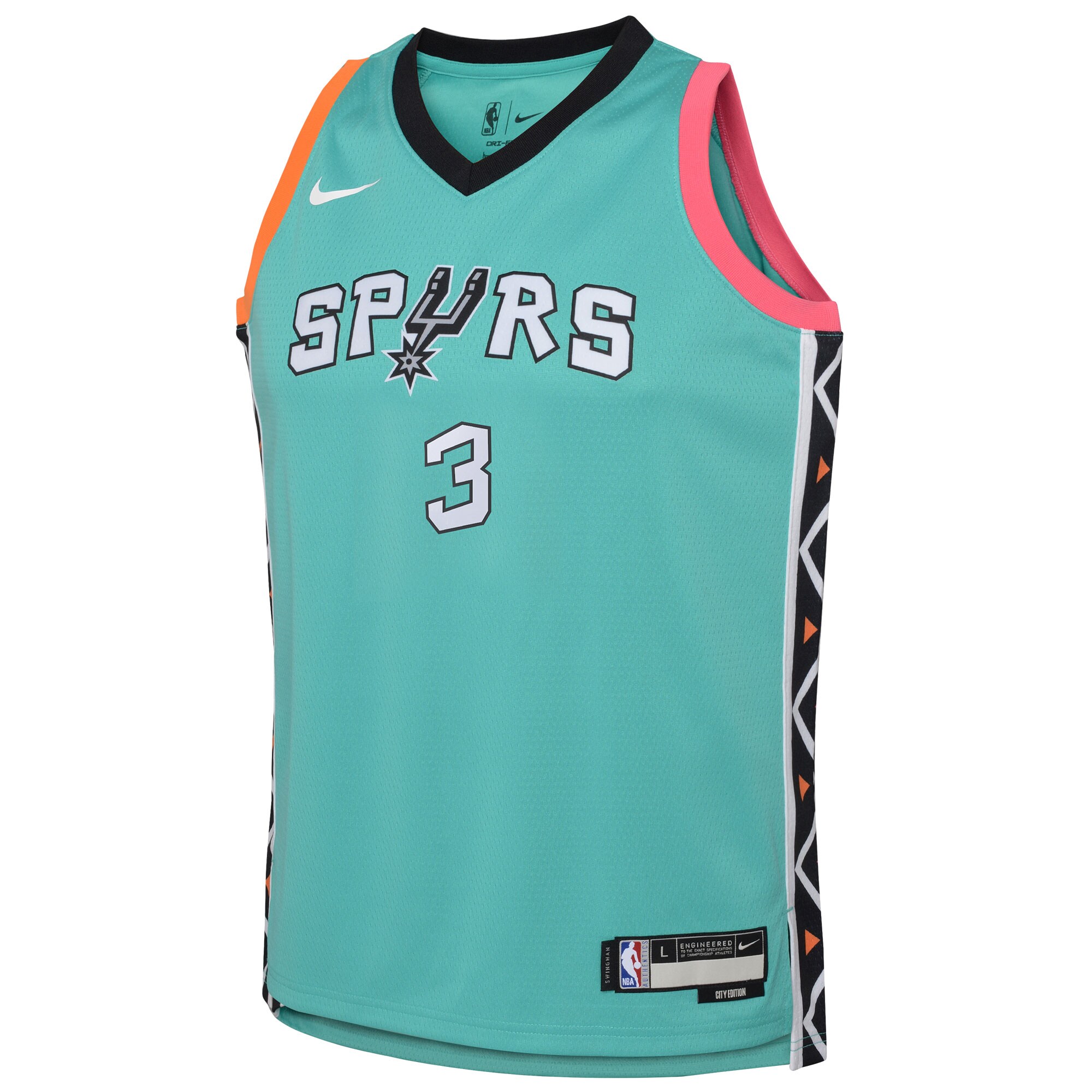 Keldon Johnson San Antonio Spurs Nike Youth 2022/23 Swingman Jersey - City Edition - Green - vstockx