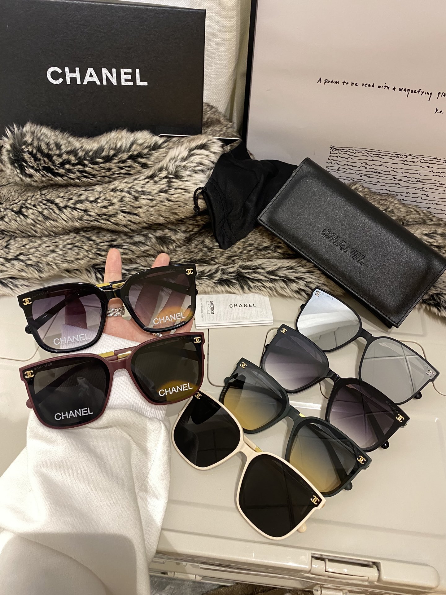 Sunglasses Chanel CH7286 size 62��15-145 - vstockx