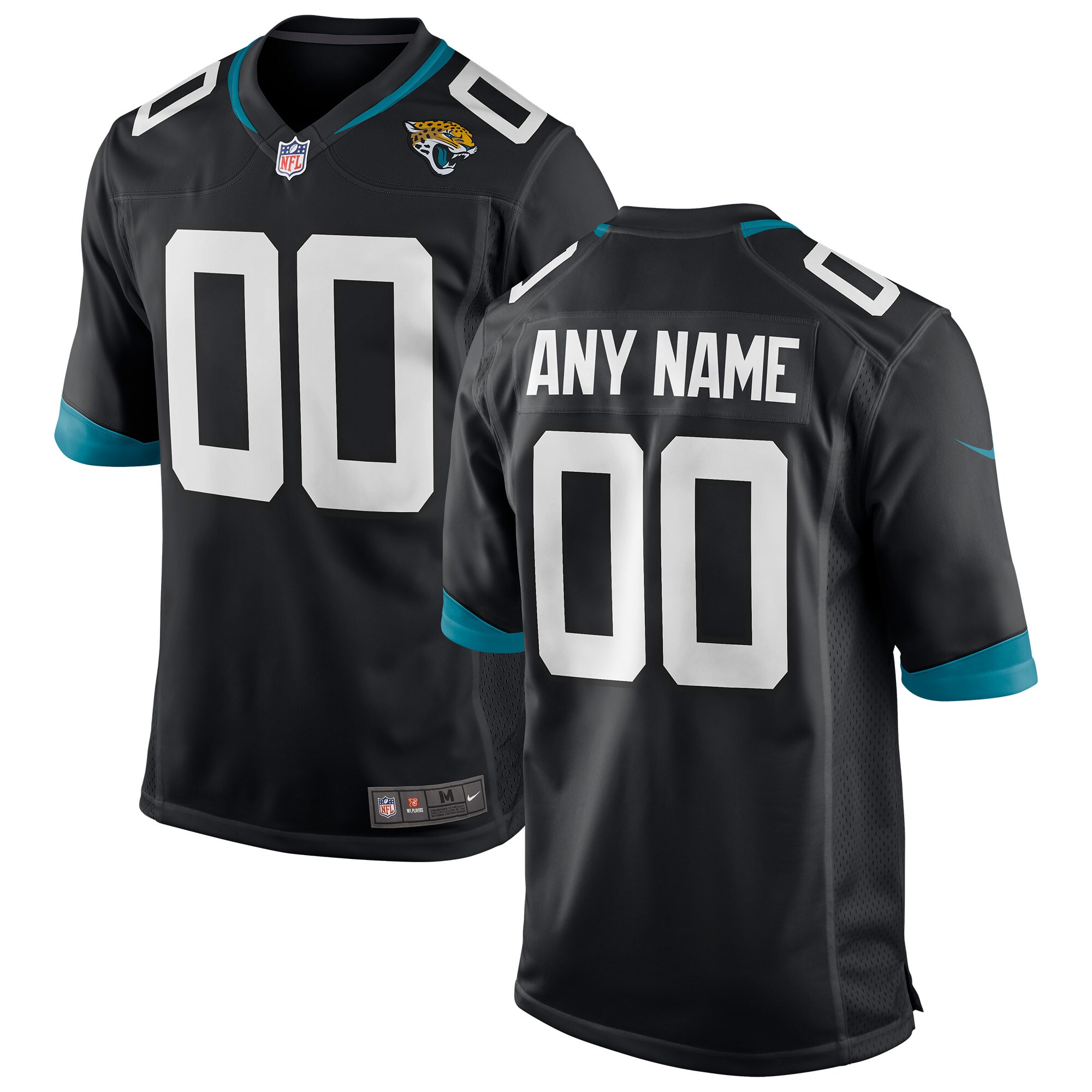 Jacksonville Jaguars Nike Youth Custom Team Color Game Jersey - Black - vstockx