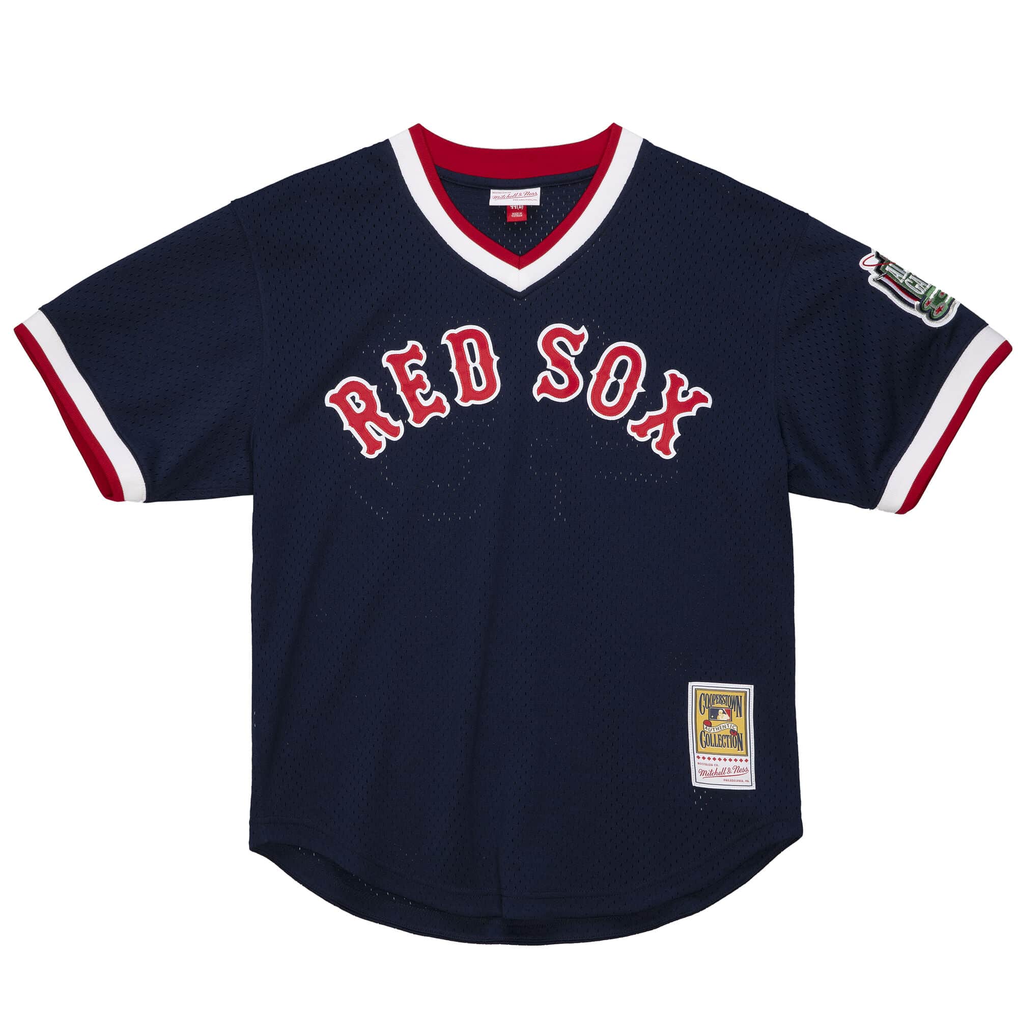 Authentic Pedro Martinez Boston Red Sox 1999 BP Pullover Jersey - vstockx