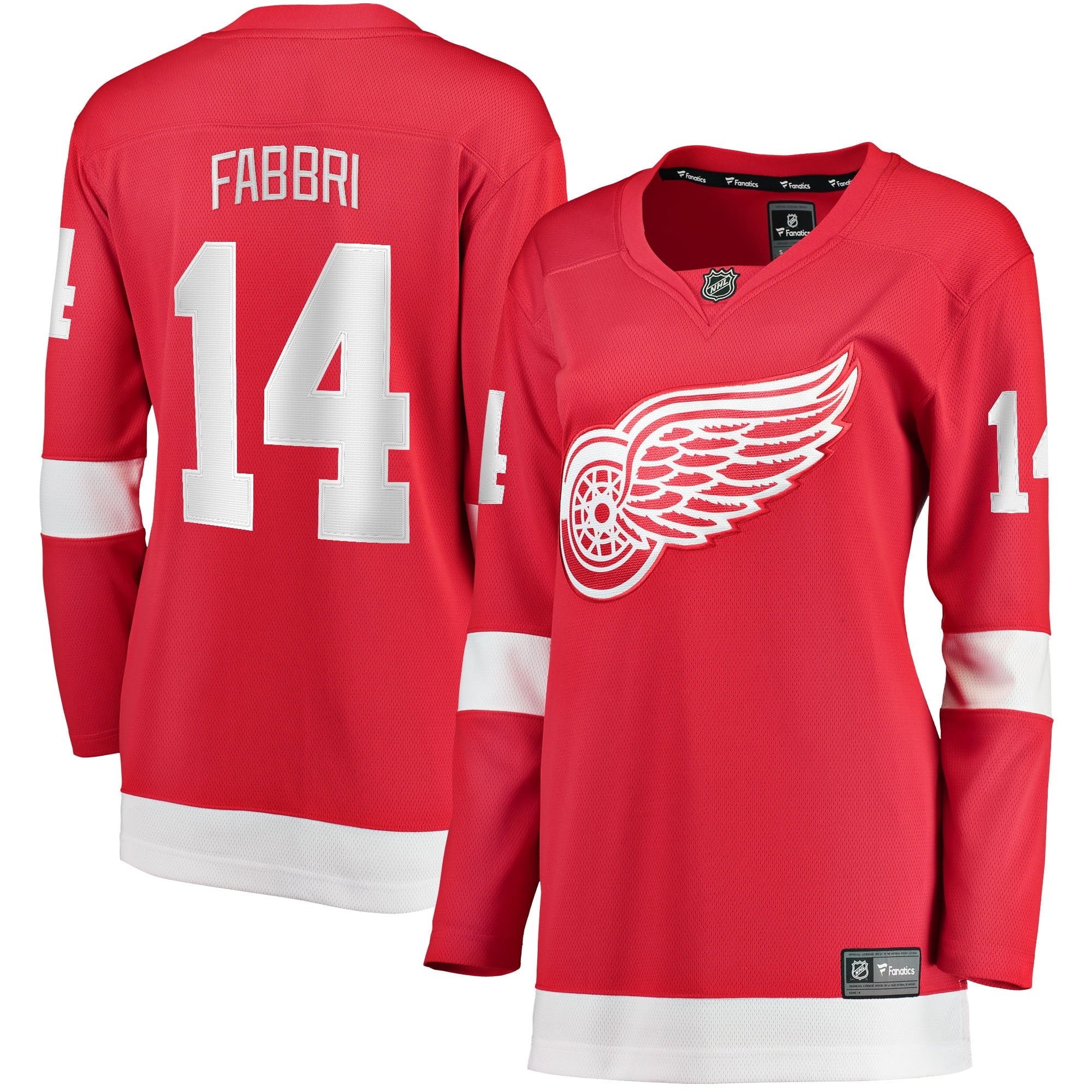 Women's Fanatics Branded Robby Fabbri Red Detroit Red Wings Home Breakaway Player Jersey - vstockx
