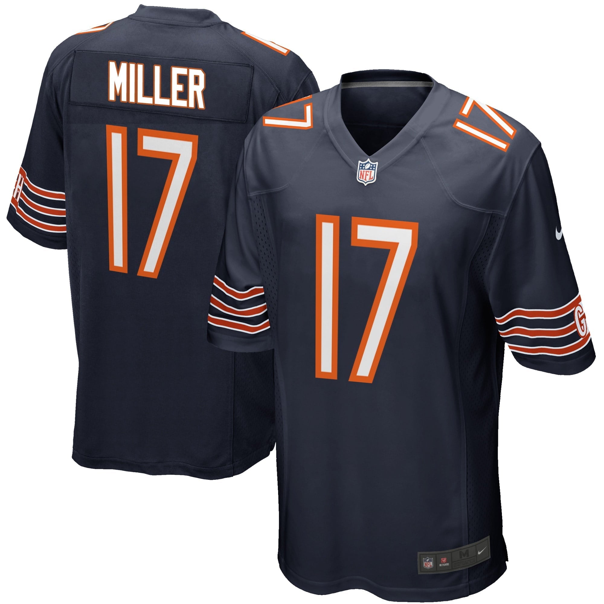 Men's Nike Anthony Miller Navy Chicago Bears Game Player Jersey - vstockx