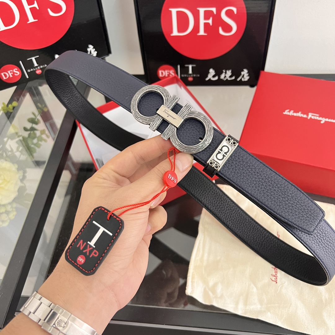 Streetwear Belt Ferragamo 320159 size:3.5cm - vstockx