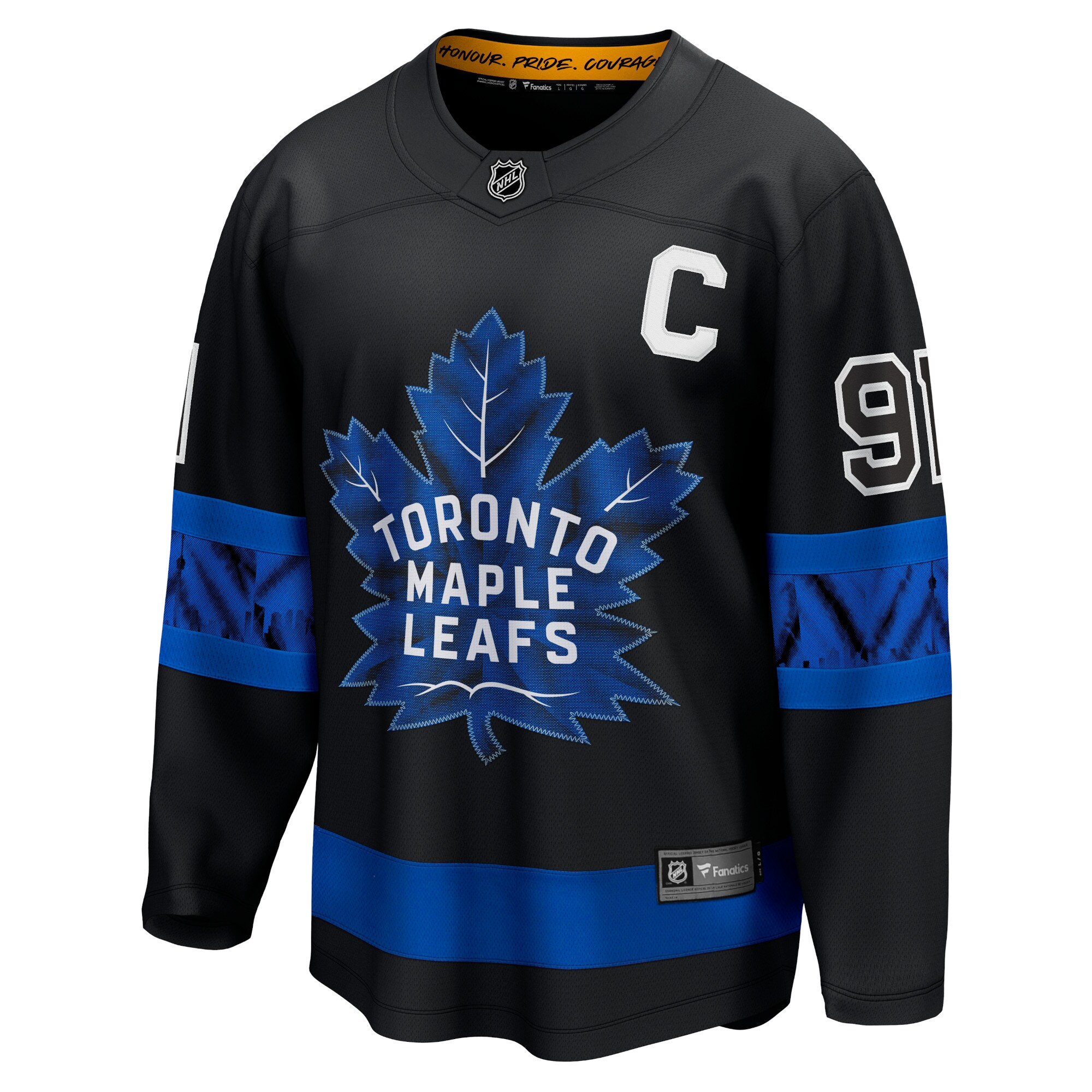 John Tavares Toronto Maple Leafs Fanatics Branded Alternate Premier Breakaway Reversible Player Jersey - Black - vstockx