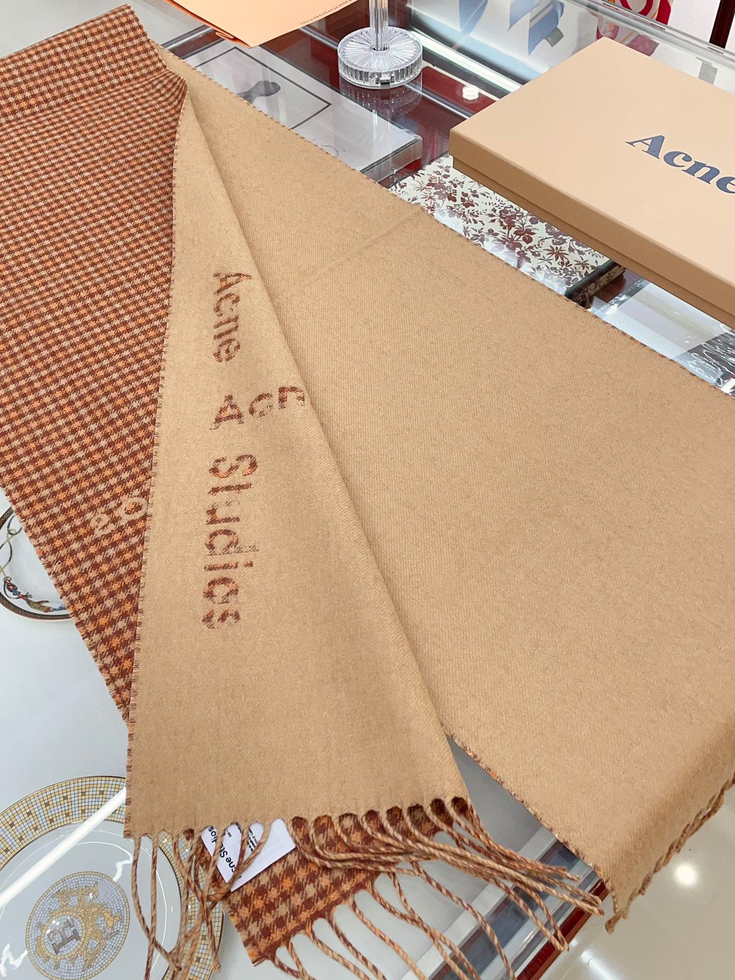 Streetwear Scarf Acne 328854 SIZE:200×30cm - vstockx