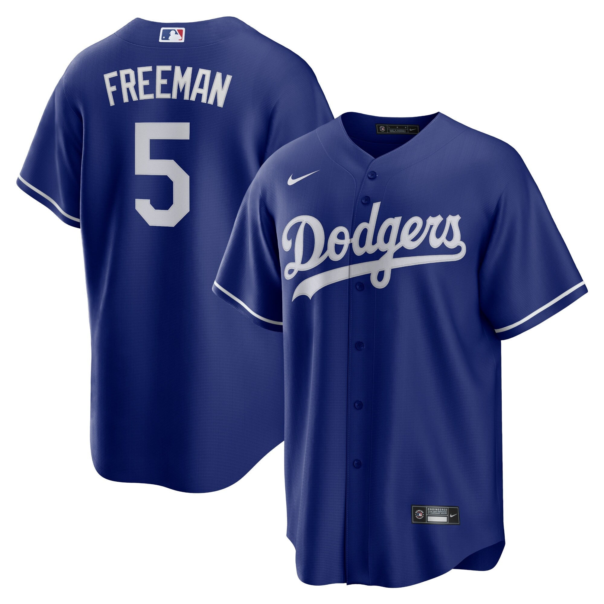 Men's Nike Freddie Freeman Royal Los Angeles Dodgers Alternate Replica Player Jersey - vstockx