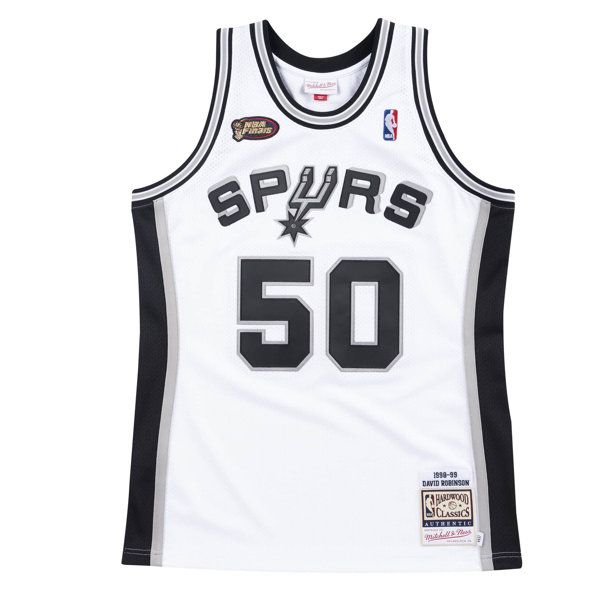 Authentic Jersey San Antonio Spurs Home Finals 1998-99 David Robinson - vstockx