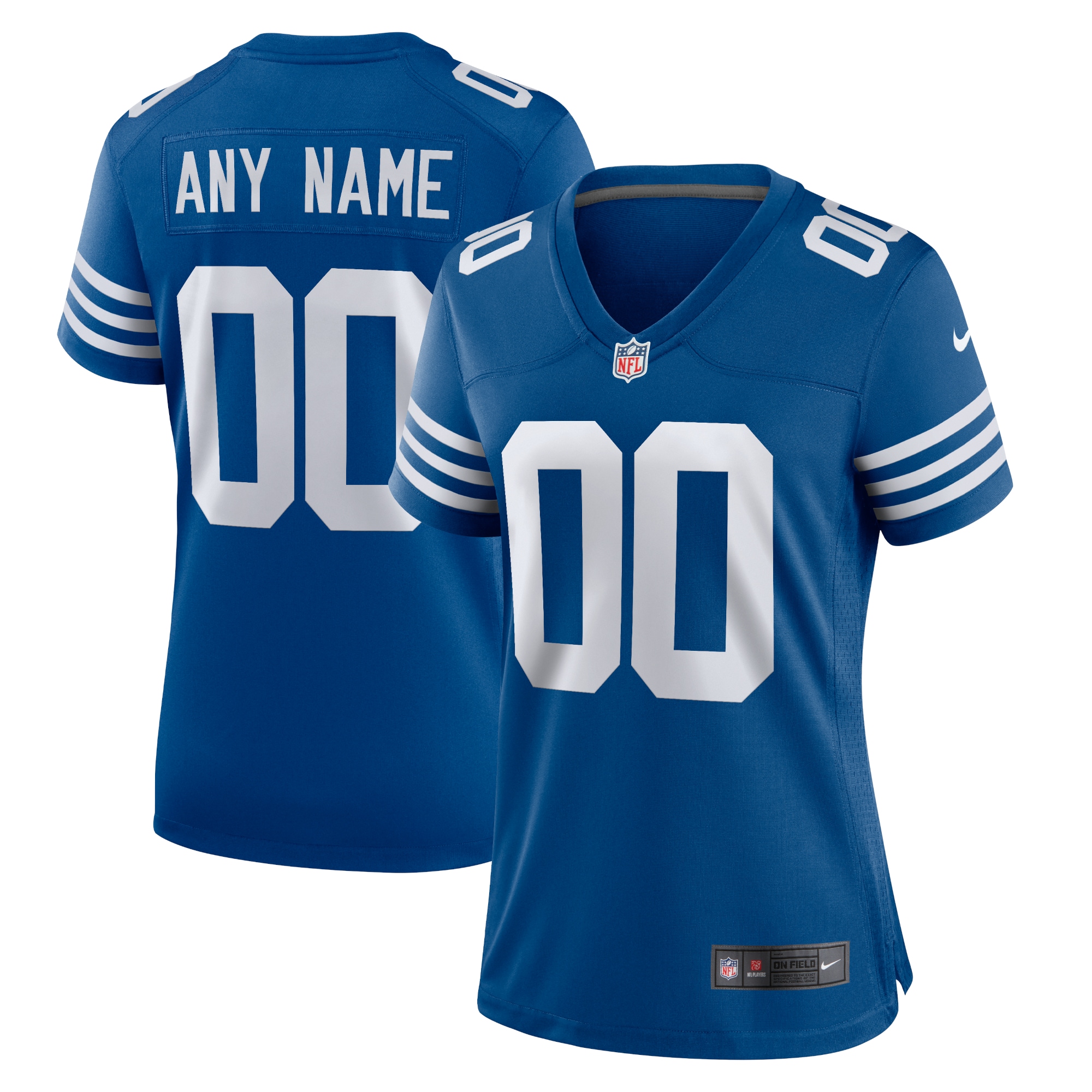 Indianapolis Colts Nike Women's Alternate Custom Jersey - Royal - vstockx