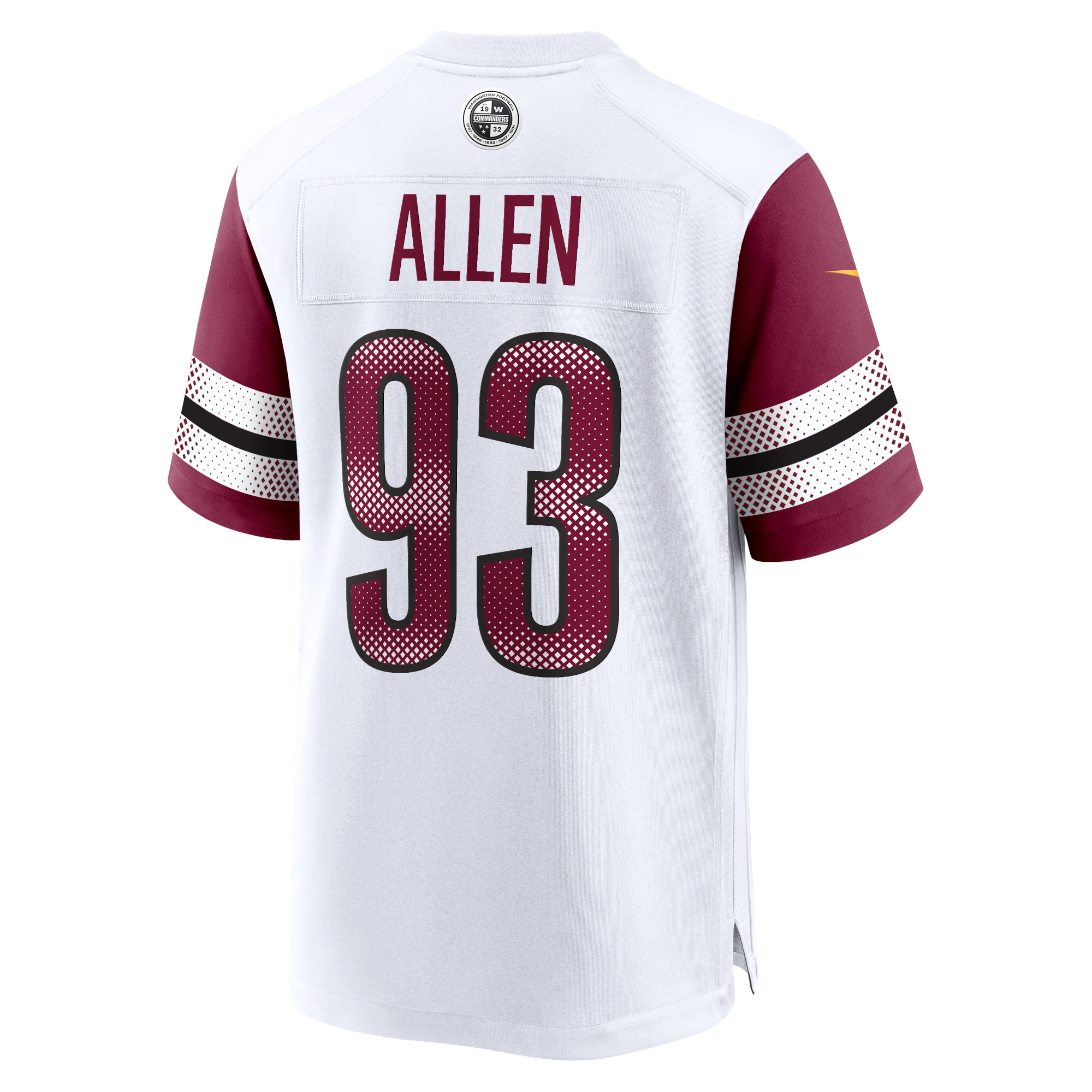 Jonathan Allen Washington Commanders Nike Game Jersey - White - vstockx