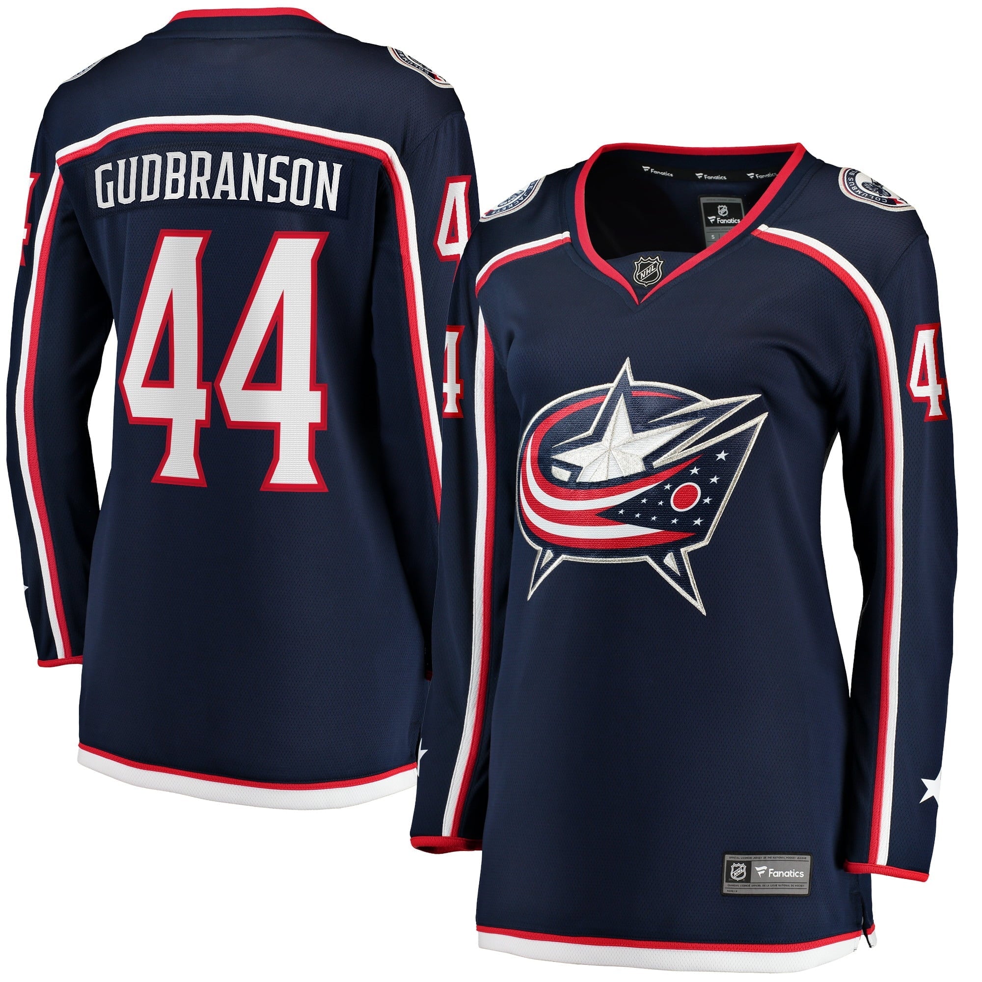 Women's Fanatics Branded Erik Gudbranson Navy Columbus Blue Jackets Home Breakaway Player Jersey - vstockx