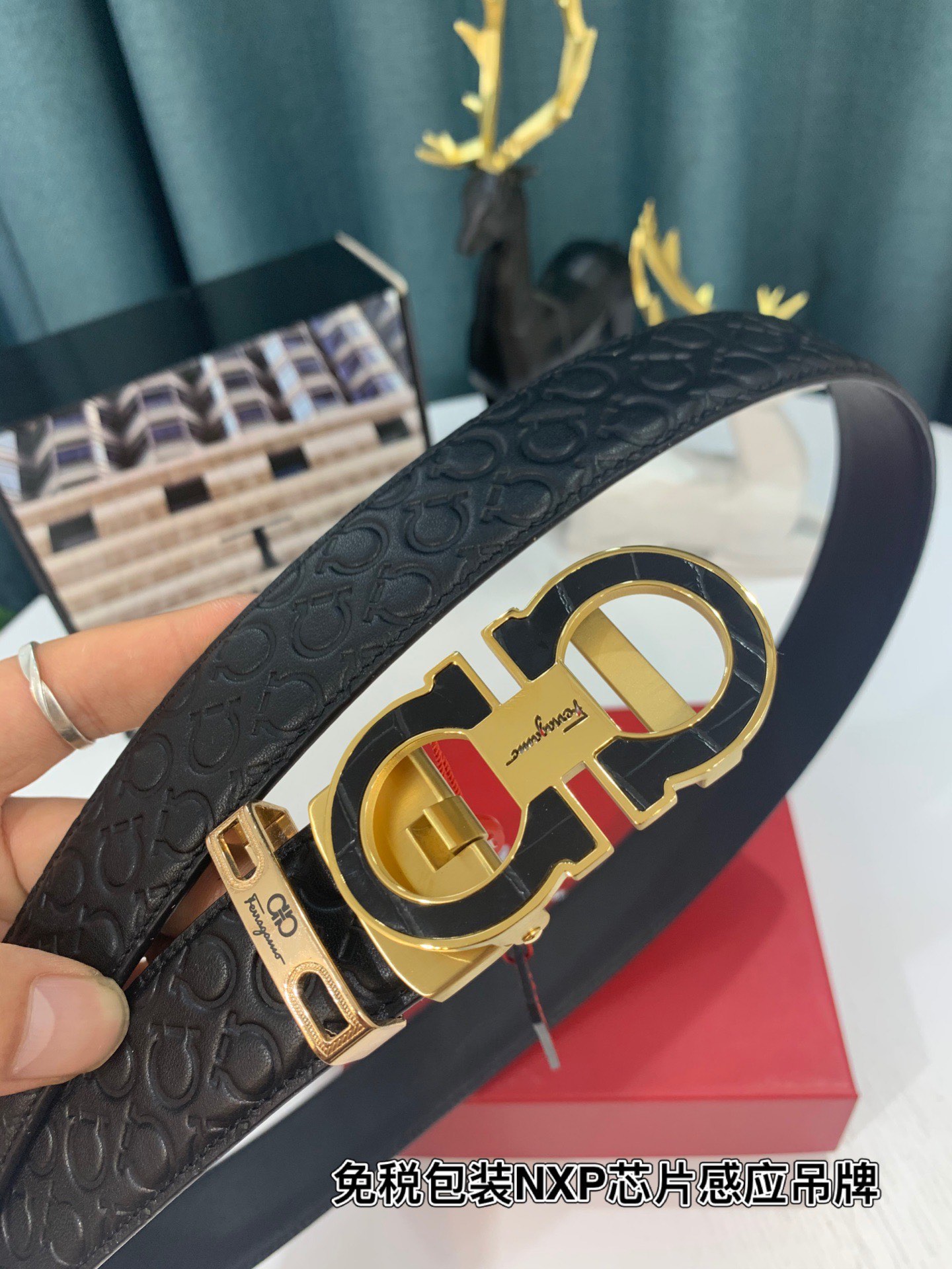 Streetwear Belt Ferragamo 319527 size:3.5cm - vstockx