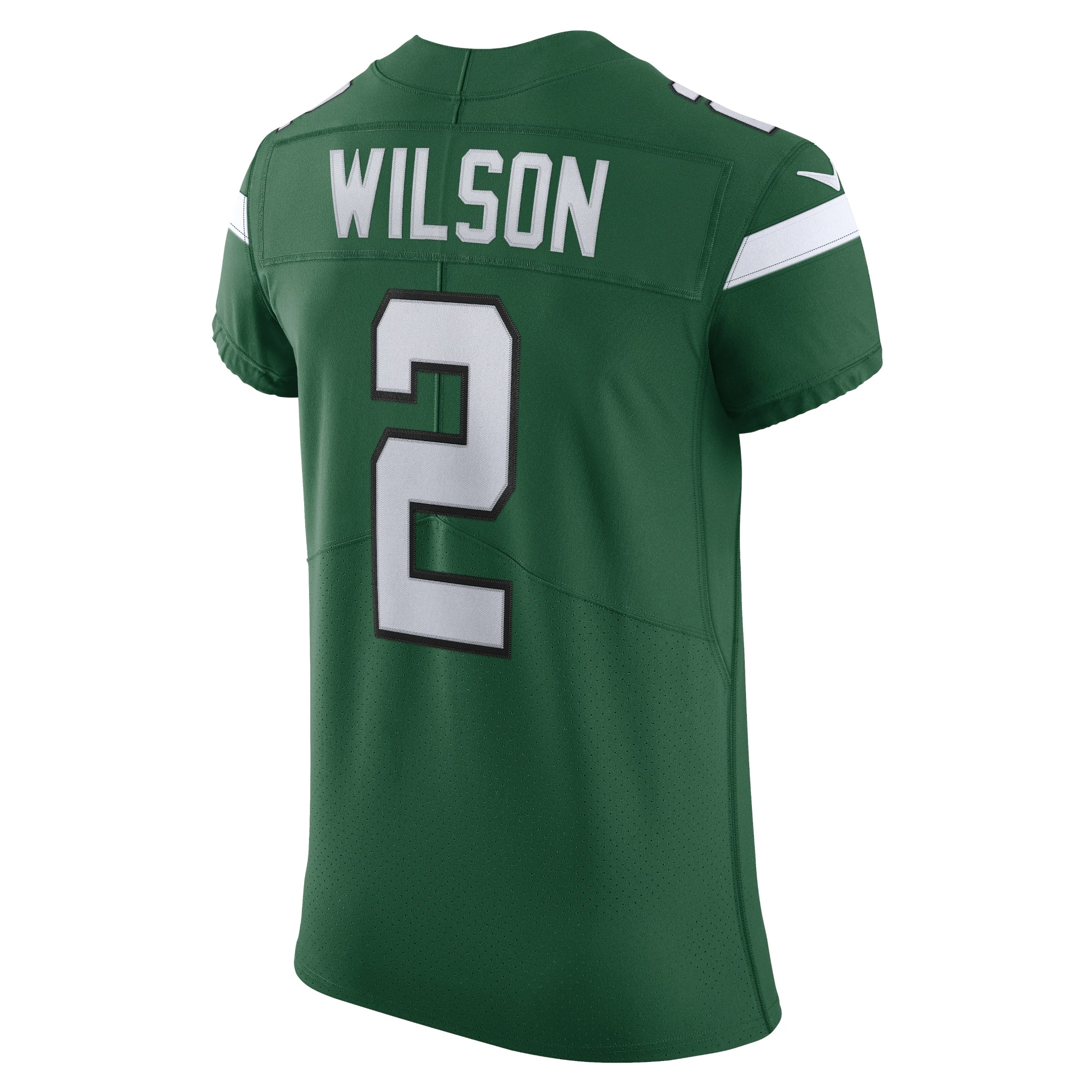 Men's Nike Zach Wilson Gotham Green New York Jets Vapor Elite Jersey - vstockx