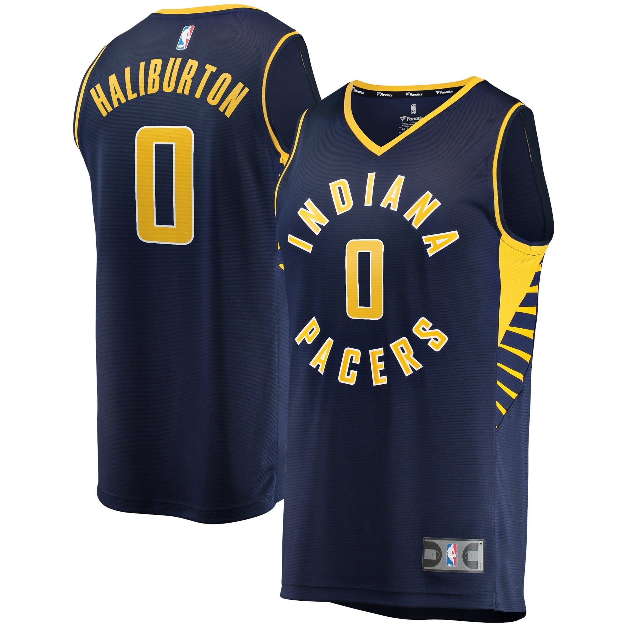 Men's Fanatics Branded Tyrese Haliburton Navy Indiana Pacers Fast Break Replica Jersey - Icon Edition - vstockx