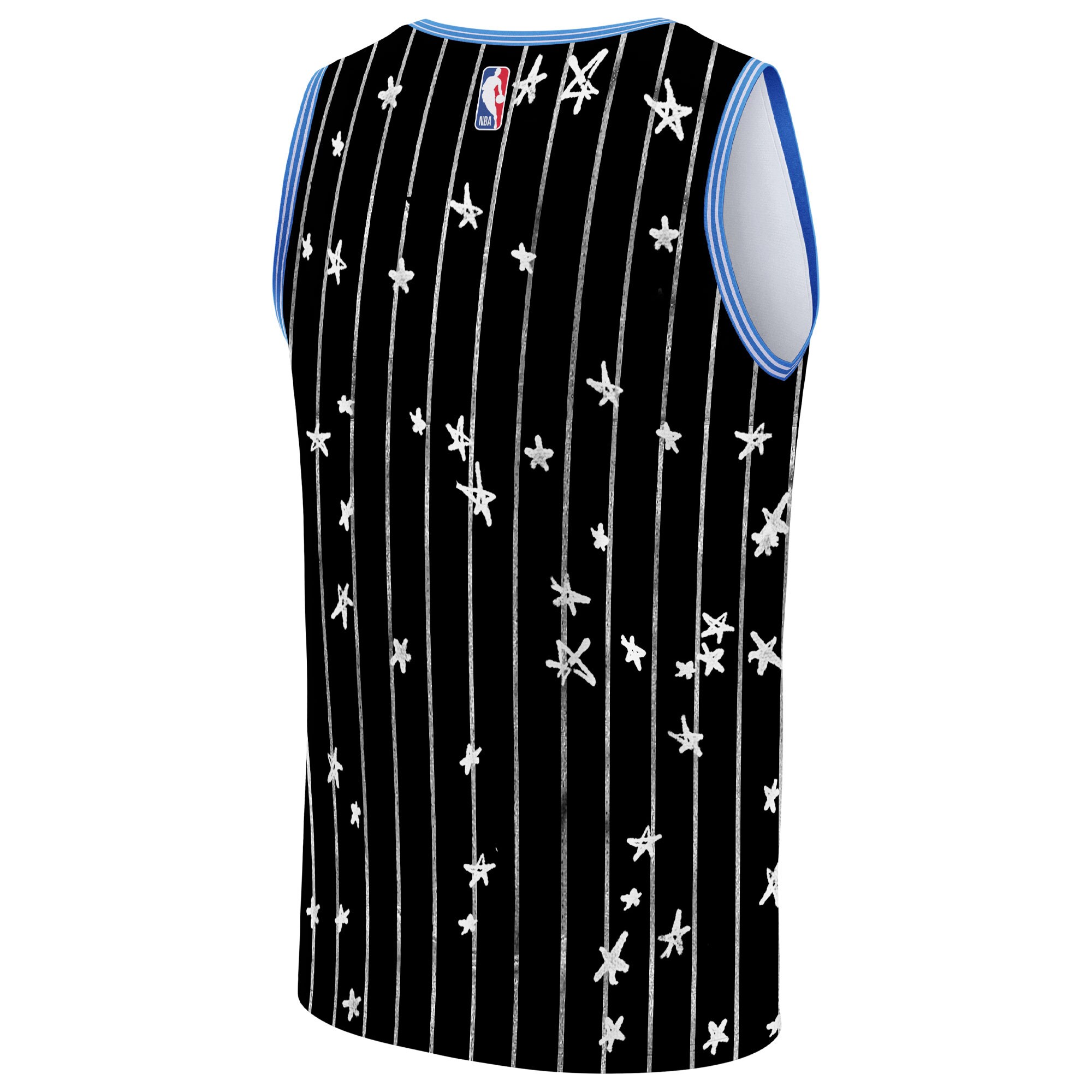 Orlando Magic NBA & KidSuper Studios by Fanatics Unisex Hometown Jersey - Black - vstockx