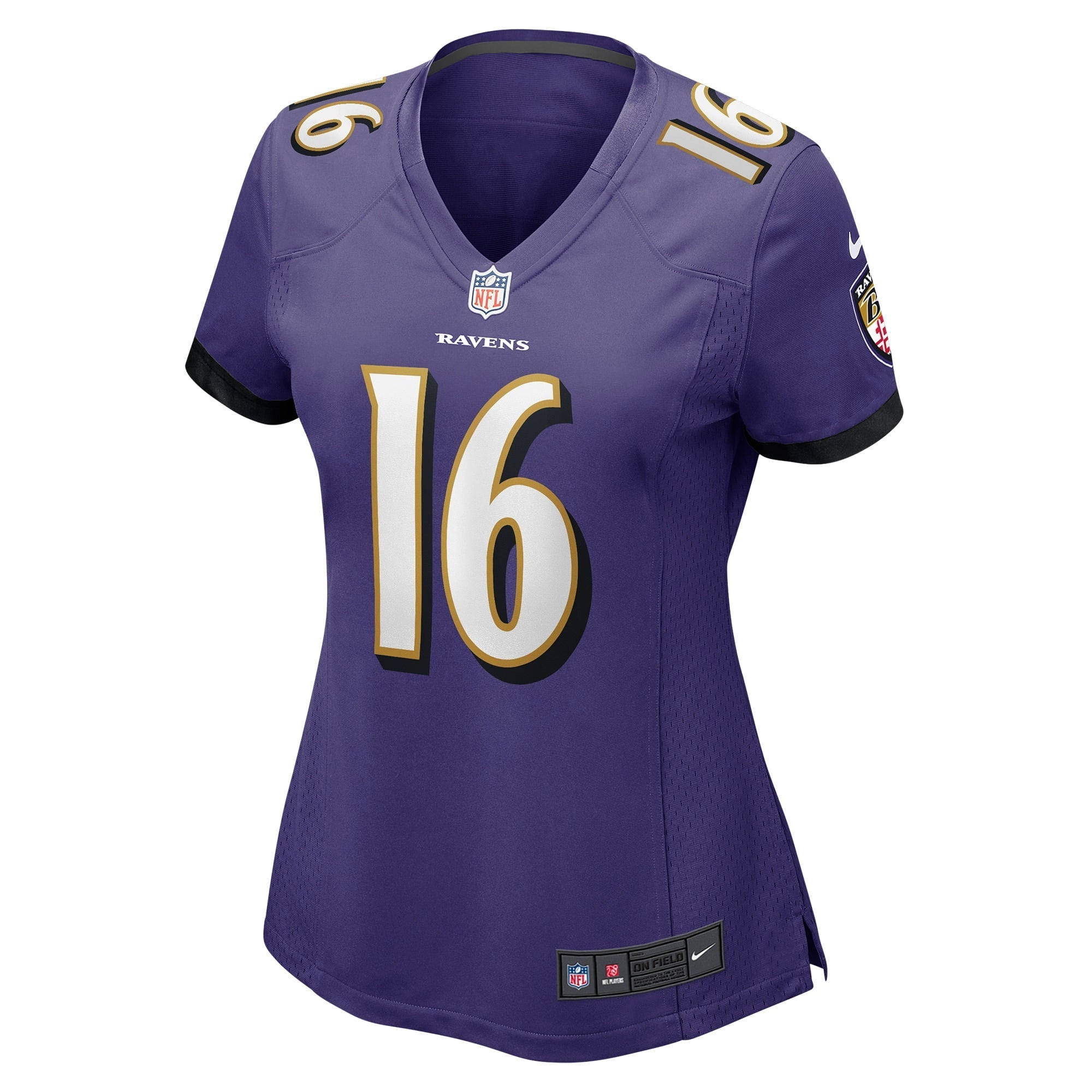 Women's Nike Tylan Wallace Purple Baltimore Ravens Game Jersey - vstockx