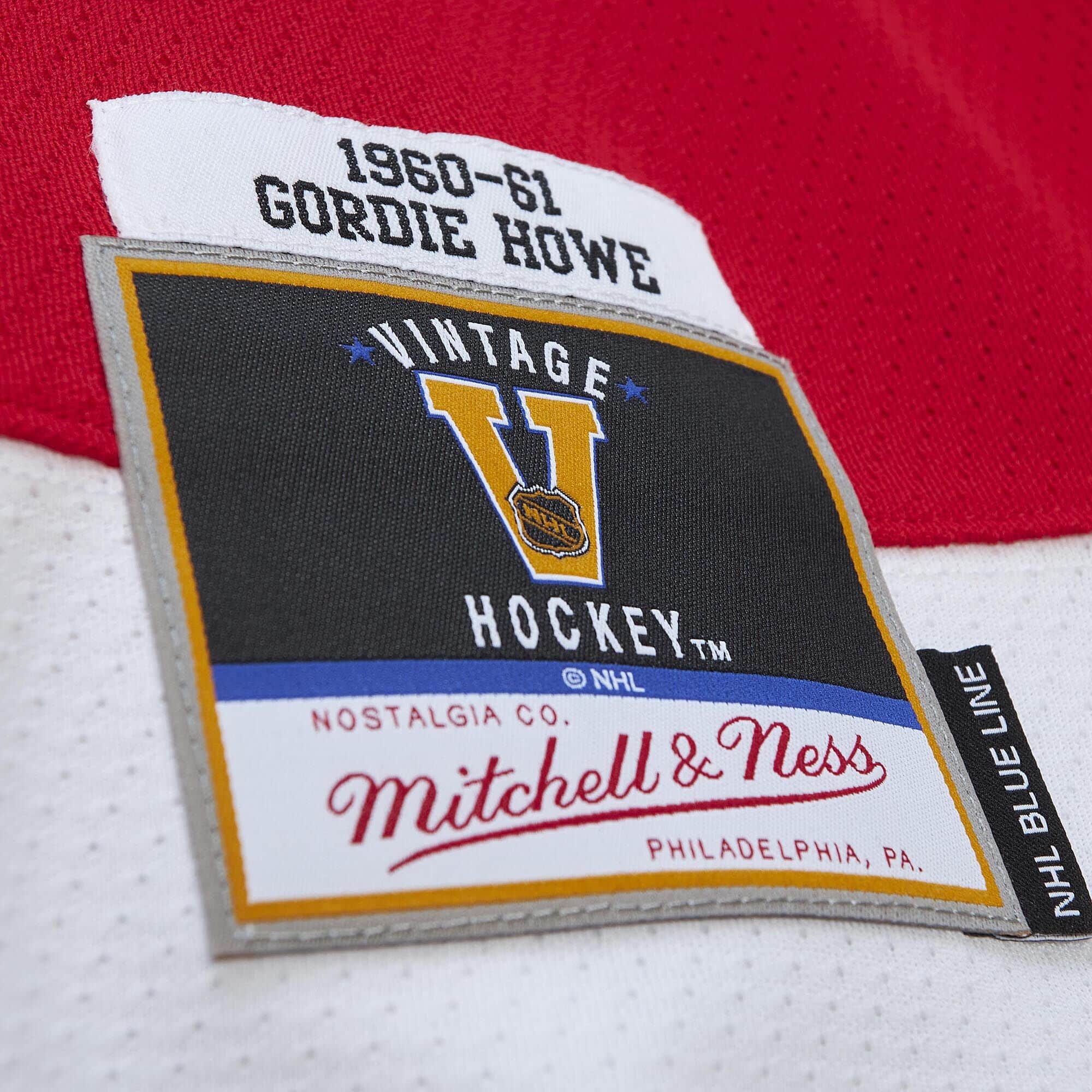 Blue Line Gordie Howe Detroit Red Wings 1960 Jersey - vstockx