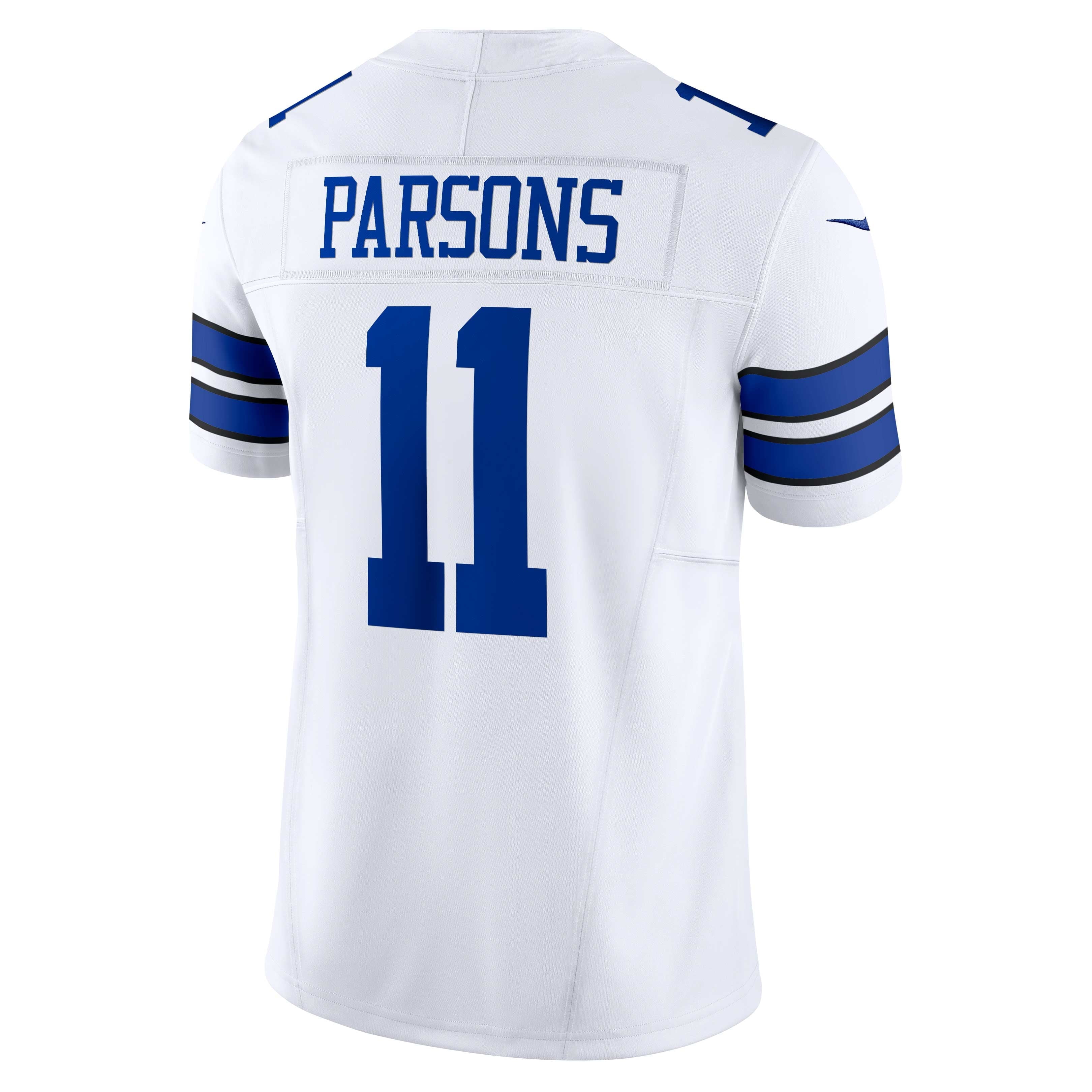 Men's Nike Micah Parsons White Dallas Cowboys Vapor F.U.S.E. Limited Jersey - vstockx