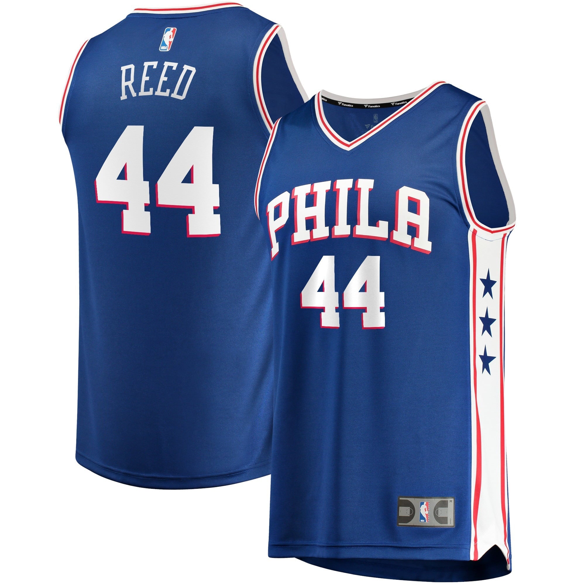 Men's Fanatics Branded Paul Reed Royal Philadelphia 76ers 2021/22 Fast Break Replica Jersey - Icon Edition - vstockx