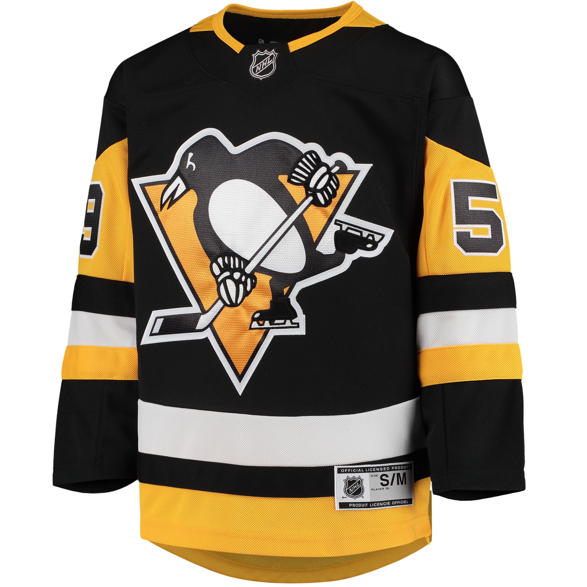 Jake Guentzel Pittsburgh Penguins Youth Home Premier Player Jersey - Black - vstockx