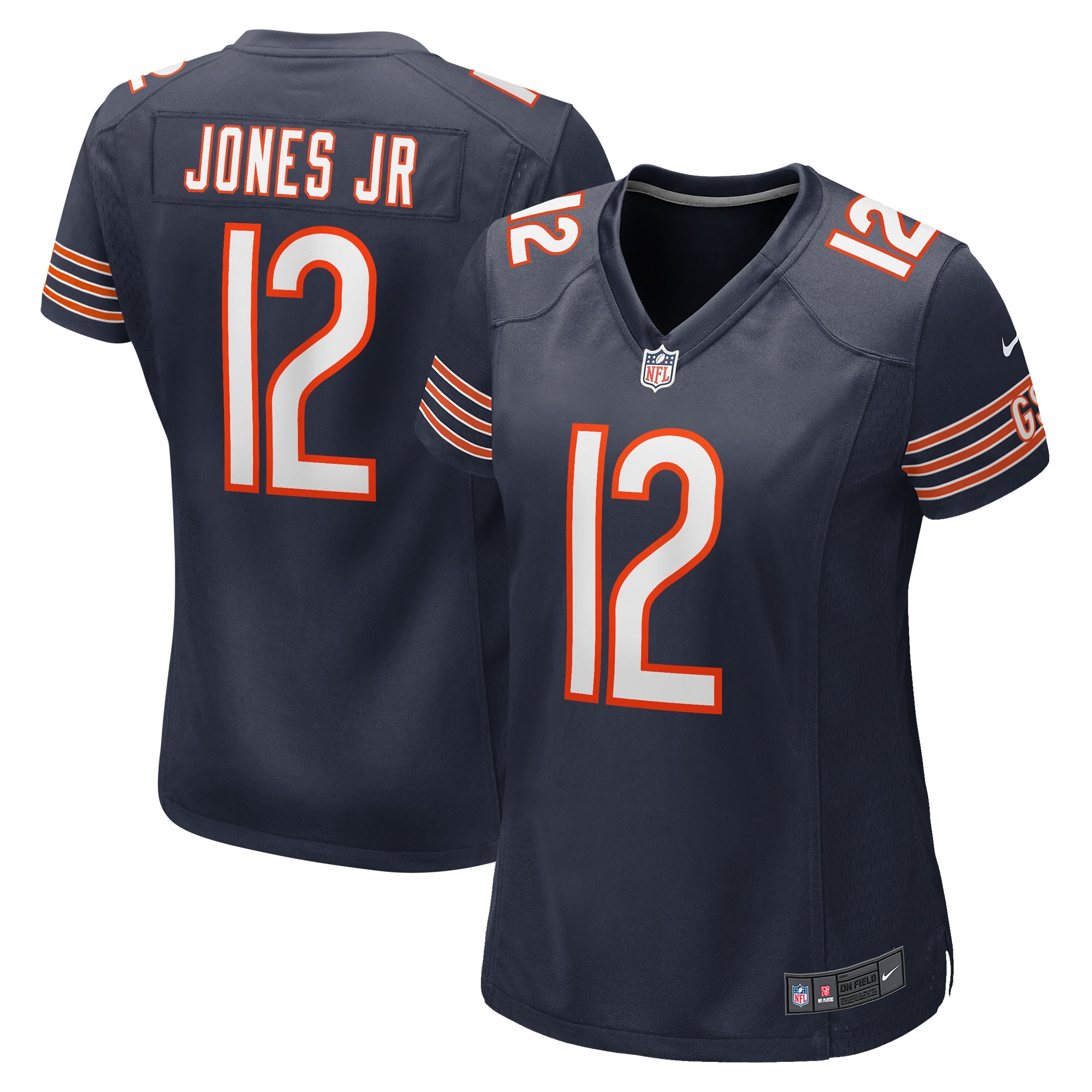 Velus Jones Jr. Chicago Bears Nike Women's Game Player Jersey - Navy - vstockx