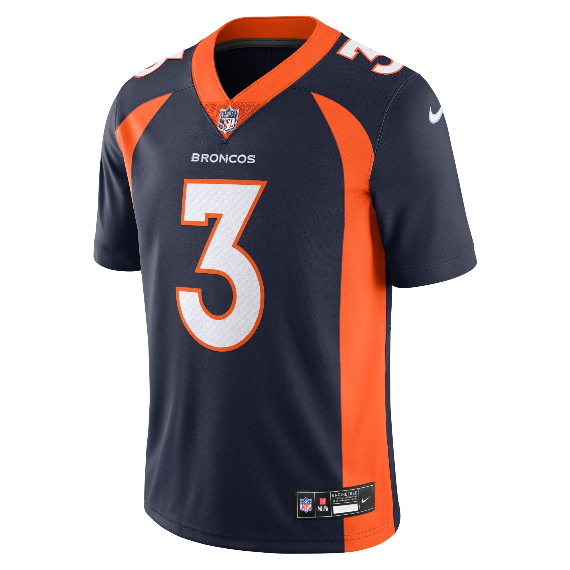 Men's Nike Russell Wilson Navy Denver Broncos Vapor Untouchable Limited Jersey - vstockx