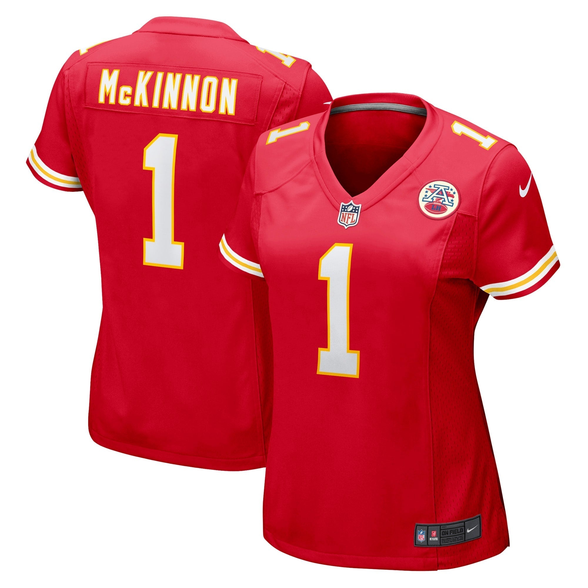 Women's Nike Jerick McKinnon Red Kansas City Chiefs Game Player Jersey - vstockx
