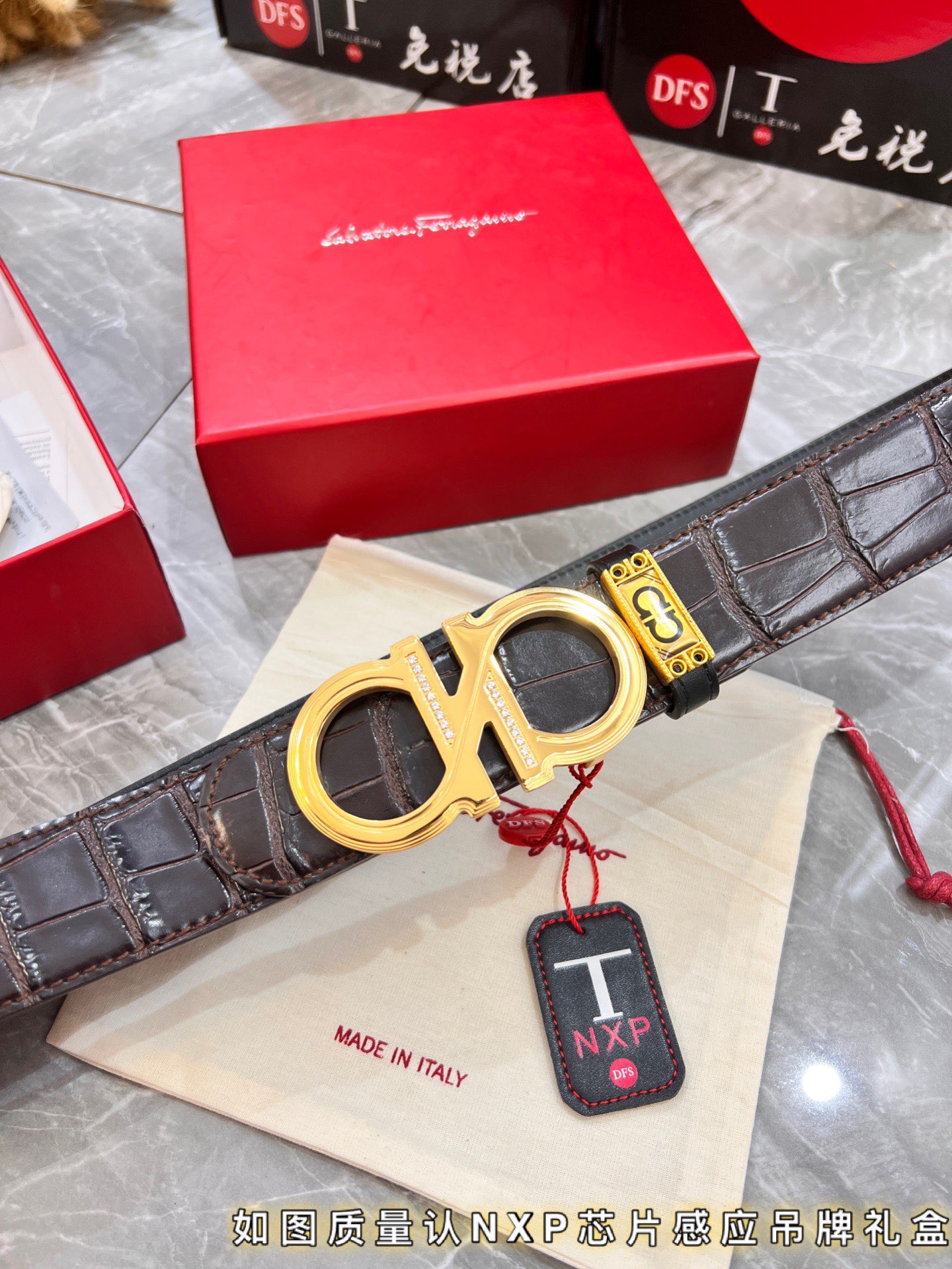 Streetwear Belt Ferragamo 319865 size:3.5cm - vstockx