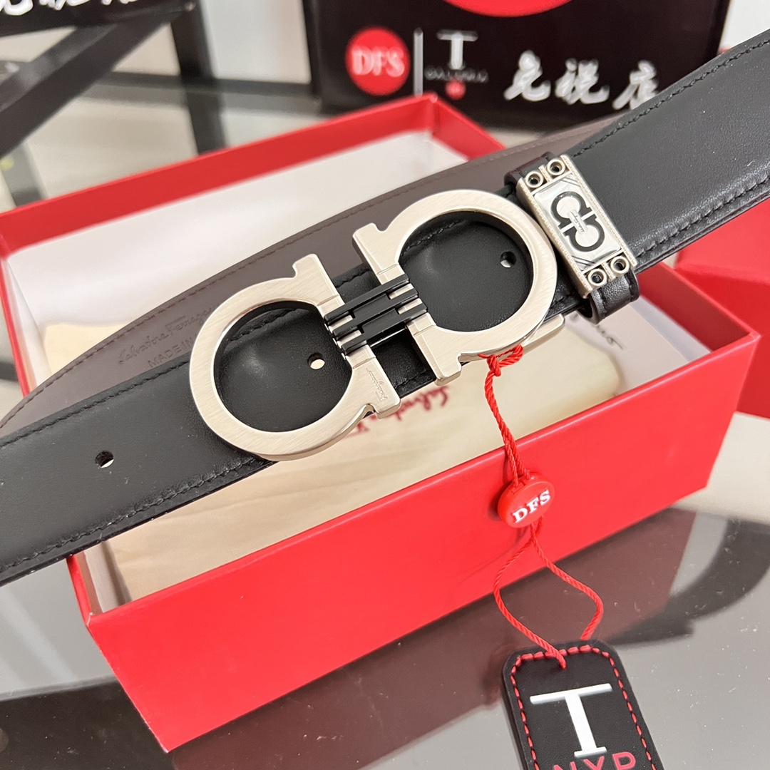 Streetwear Belt Ferragamo 320138size:3.5cm - vstockx