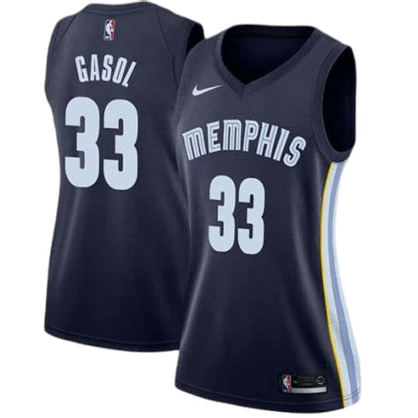 Women's Memphis Grizzlies Marc Gasol Icon Edition Jersey - Navy - vstockx