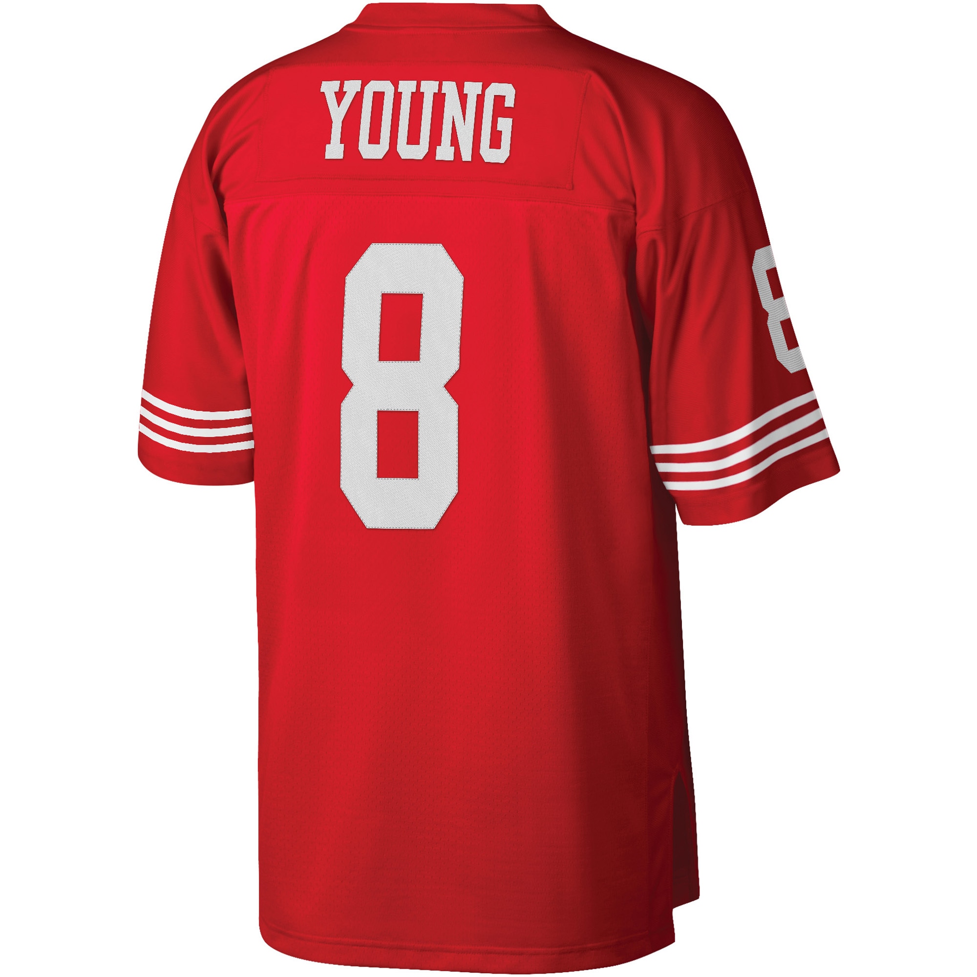 Steve Young San Francisco 49ers Mitchell & Ness Legacy Replica Jersey - Scarlet - vstockx