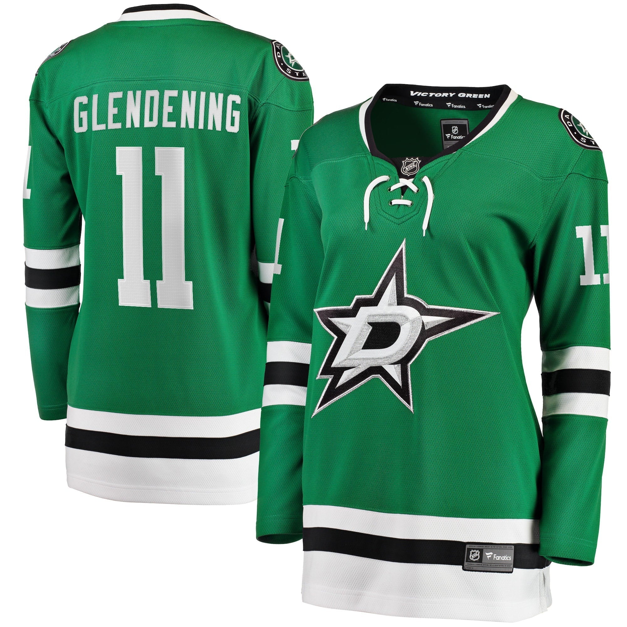 Women's Fanatics Branded Luke Glendening Kelly Green Dallas Stars Home Breakaway Player Jersey - vstockx