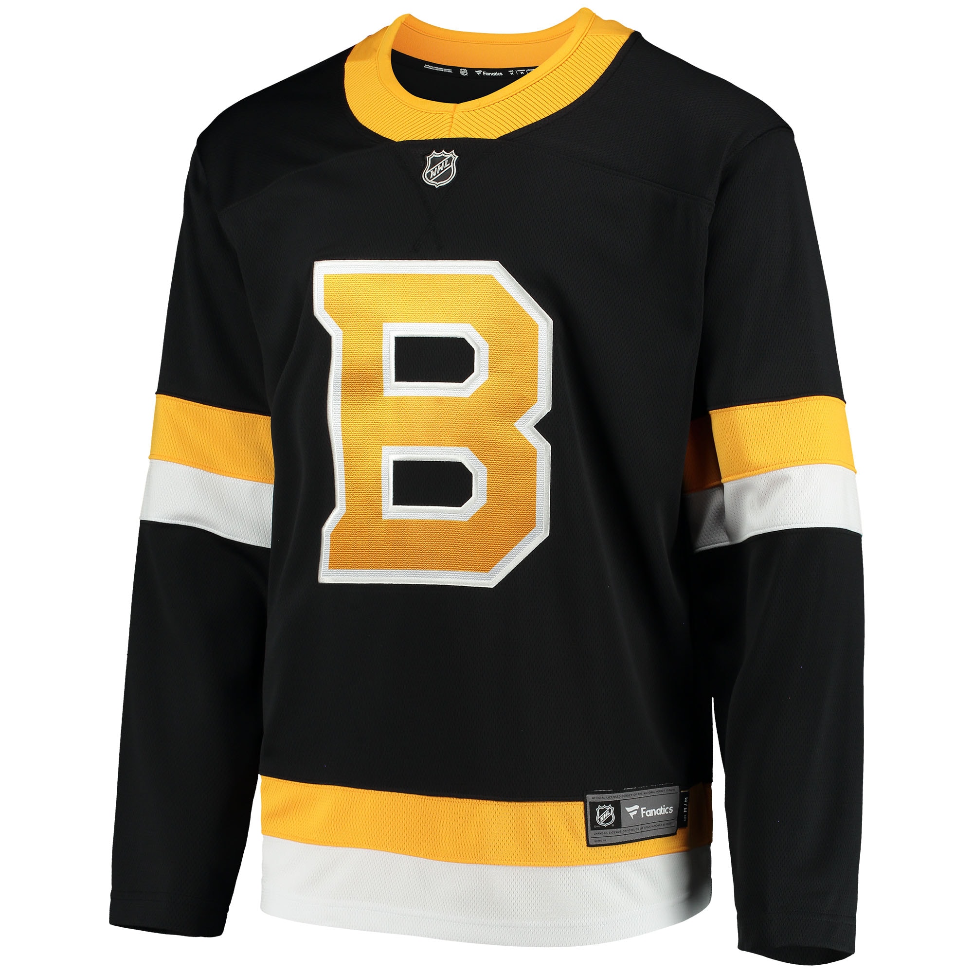 Boston Bruins Fanatics Branded Alternate 2018/19 Breakaway Jersey - Black - vstockx