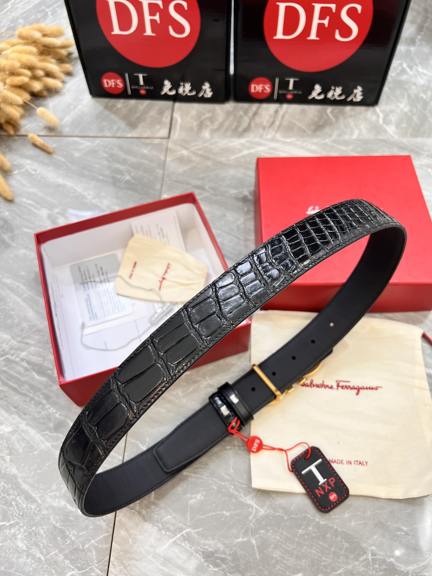 Streetwear Belt Ferragamo 319850 size:3.5cm - vstockx