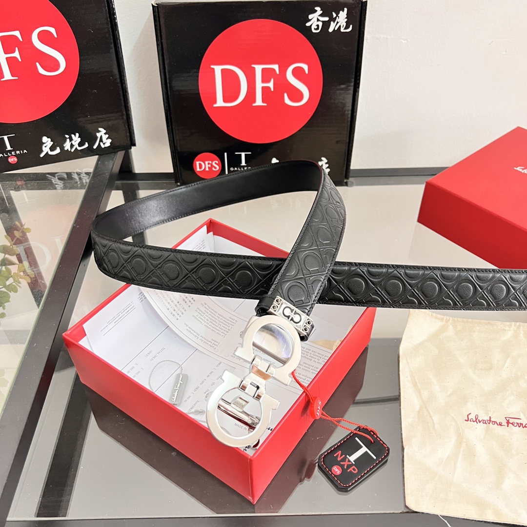 Streetwear Belt Ferragamo 320193 size:3.5cm - vstockx