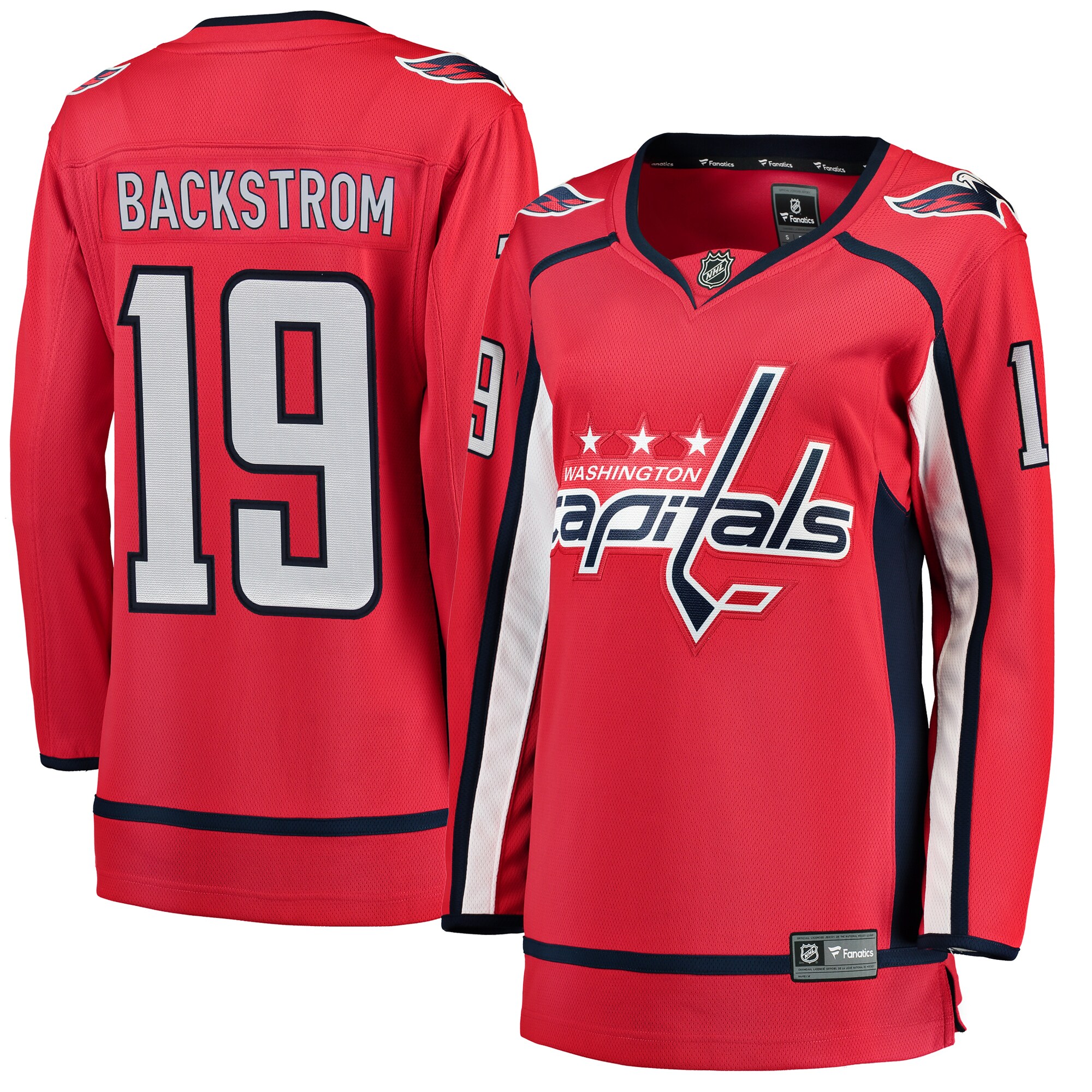 Nicklas Backstrom Washington Capitals Fanatics Branded Women's Home Breakaway Player Jersey - Red - vstockx