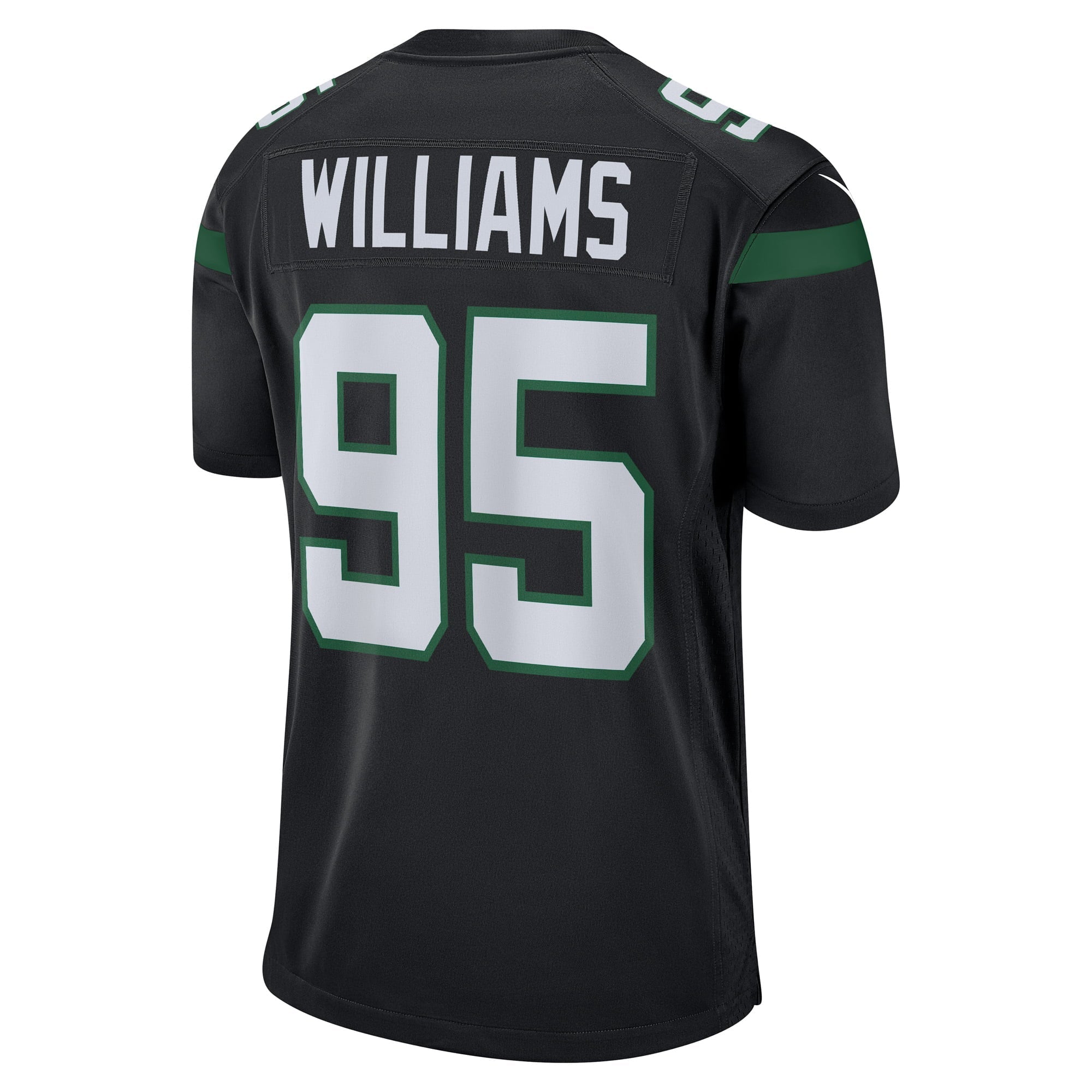Men's Nike Quinnen Williams Stealth Black New York Jets Alternate Game Player Jersey - vstockx