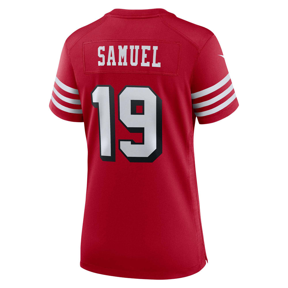 Women's San Francisco 49ers Deebo Samuel Alternate Game Jersey Scarlet - vstockx