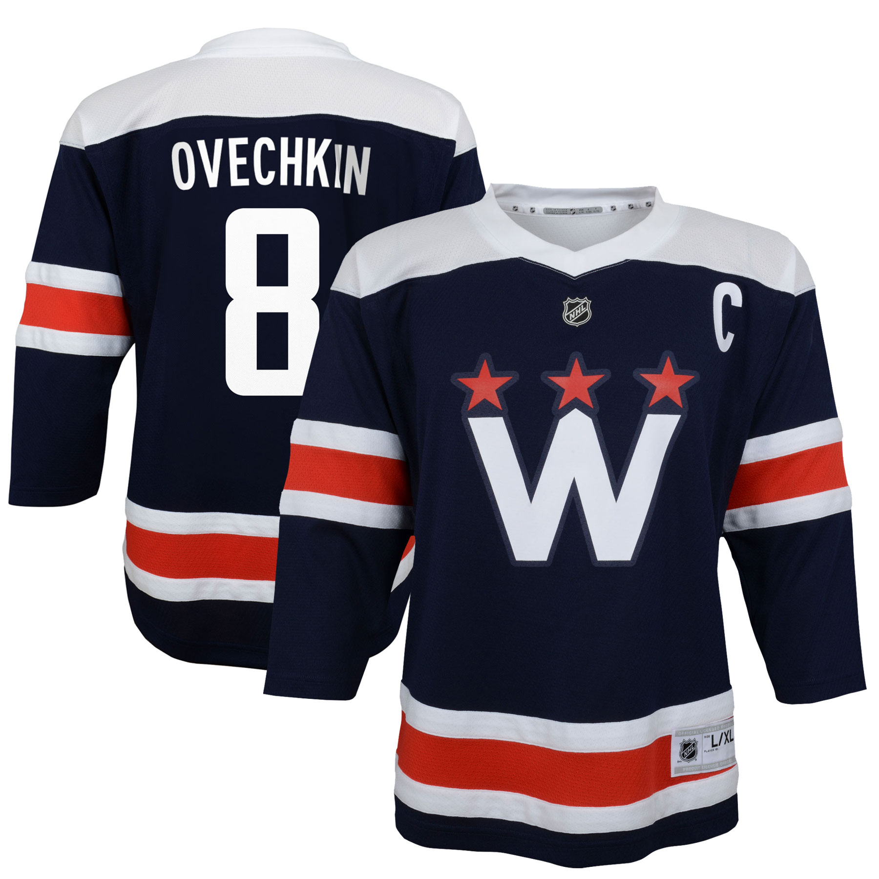 Alexander Ovechkin Washington Capitals Infant 2020/21 Alternate Replica Player Jersey - Navy - vstockx